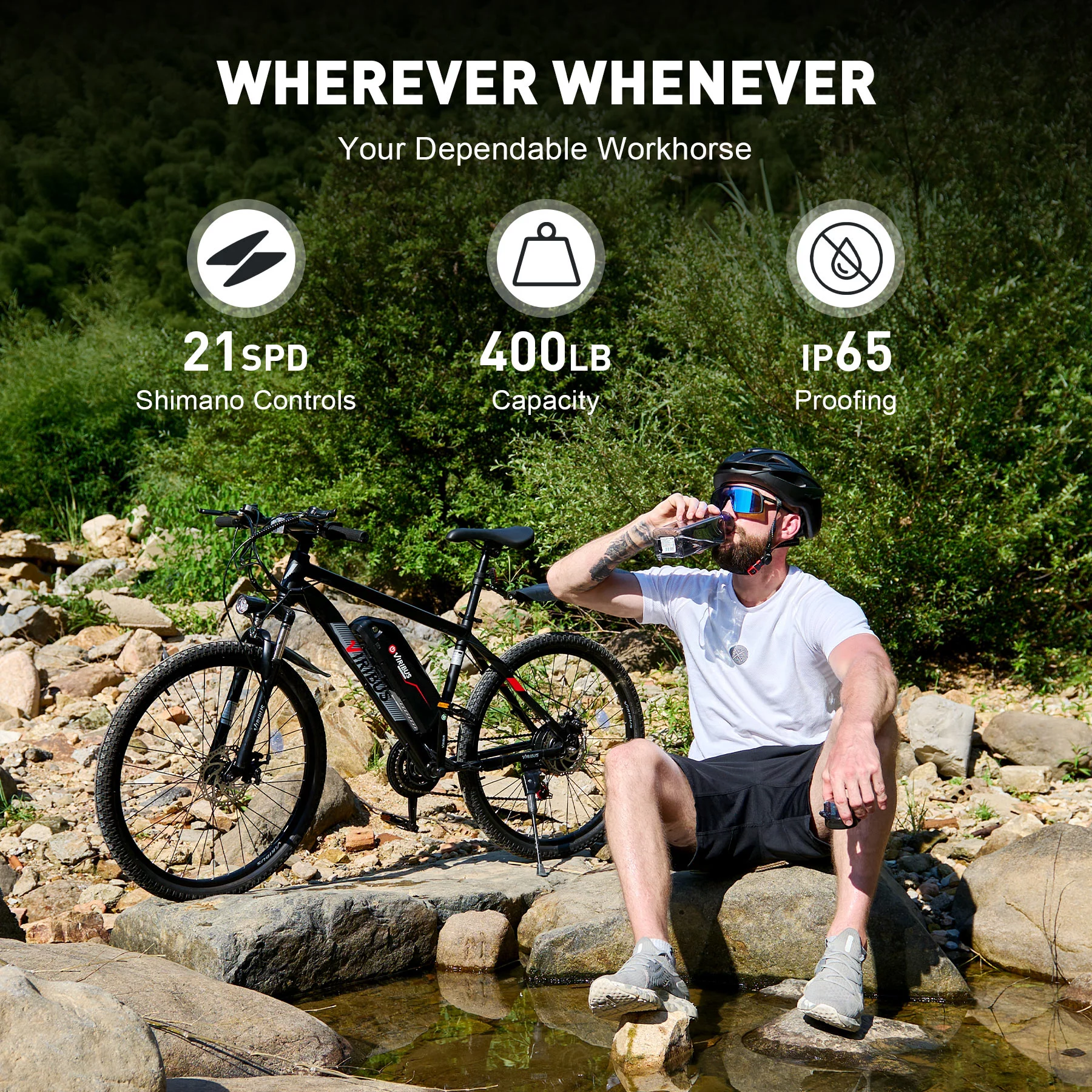 Viribus Electric Mountain Bicycle 26