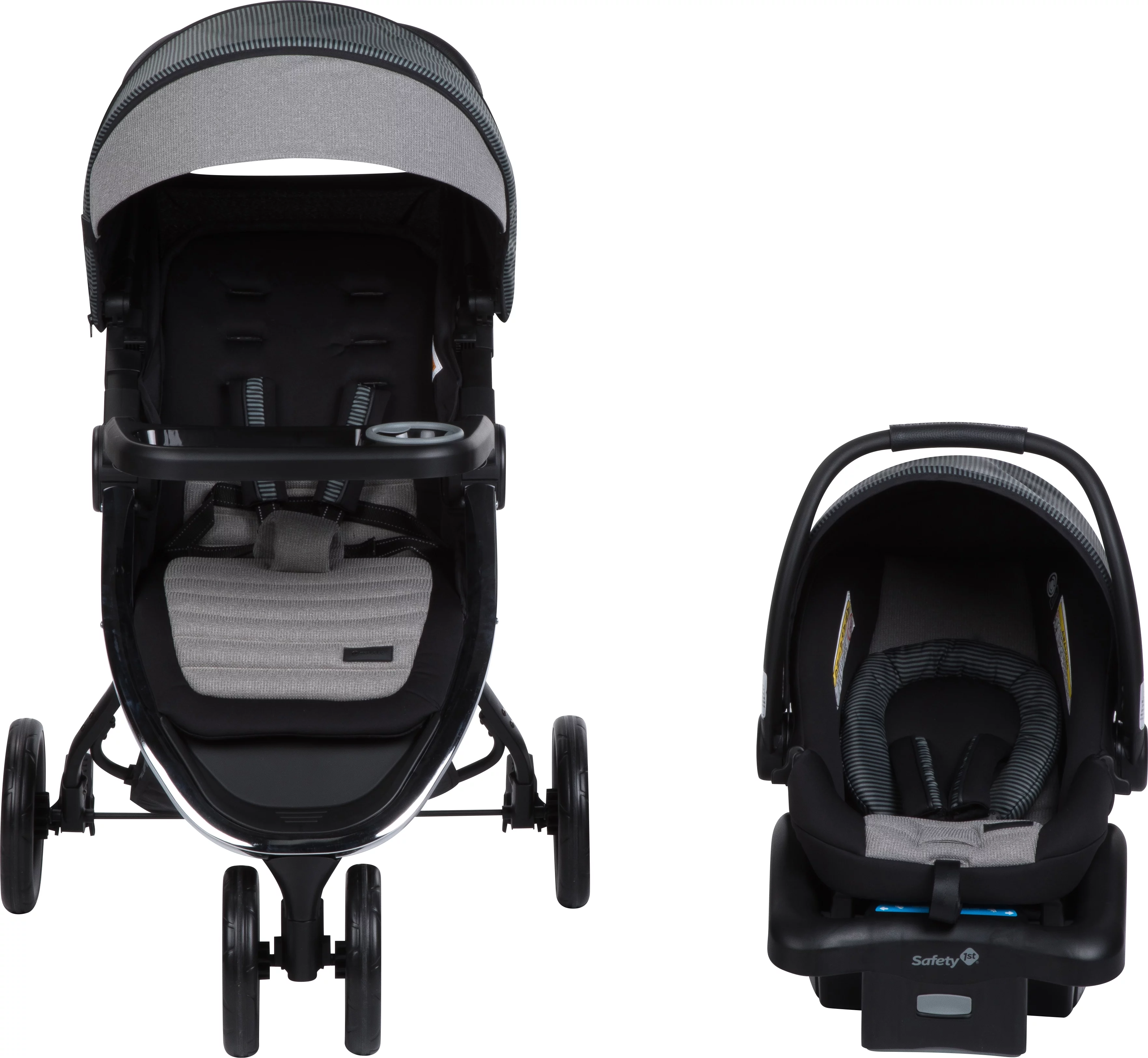 Monbebe Edge Travel System Stroller and Rear-Facing Infant Car Seat, Boho - Womvr