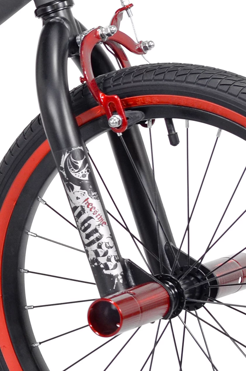 Kent 18 In. Abyss Boy's Freestyle BMX Bike, Charcoal Gray - Womvr