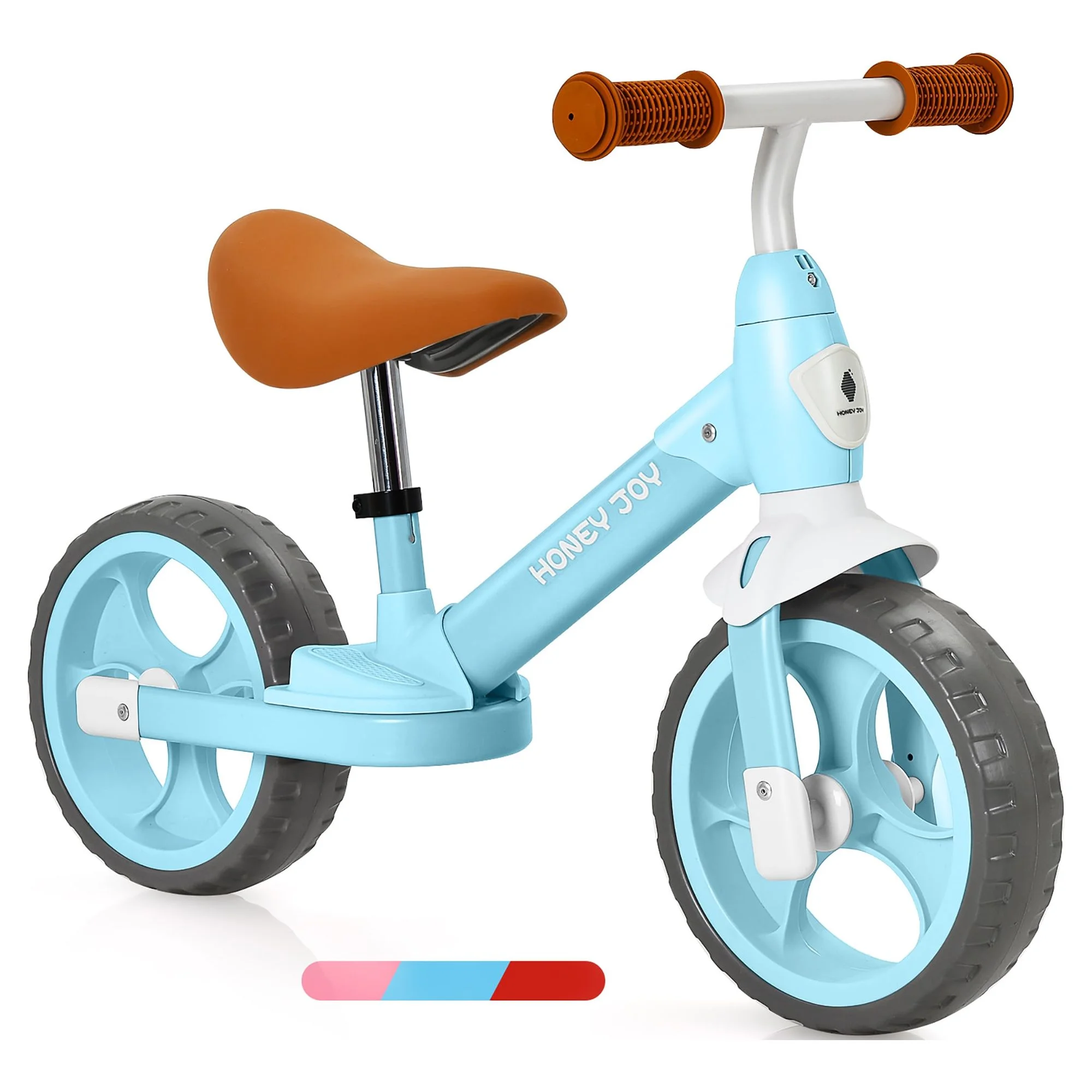 Honey Joy Kids Balance Bike Toddler Training Bicycle w/ Feetrests for 2-5 Years Old Red - Womvr