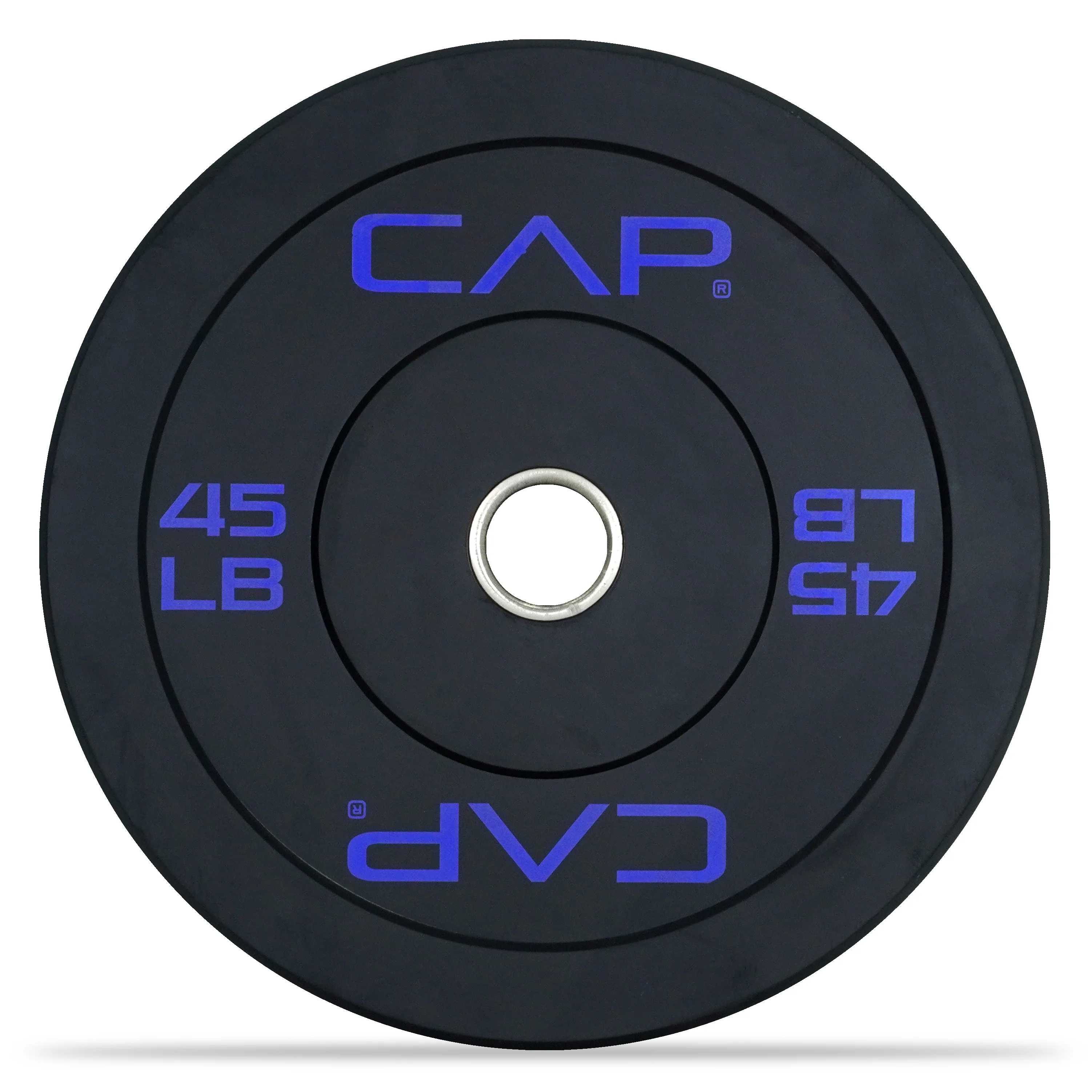 CAP Barbell Olympic Rubber Bumper Plates (Pairs/Singles by sizes) - Womvr
