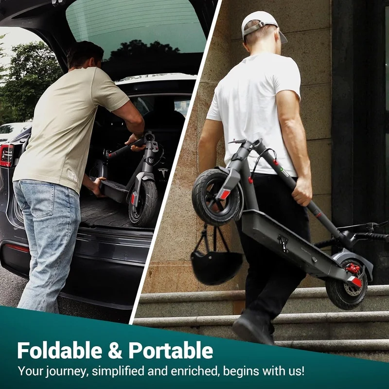 SISIGAD Electric Scooter for Adults, Peak 500W Motor, 8.5