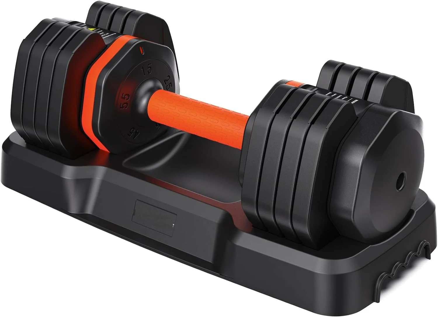 UPGO 55LB Adjustable Dumbbells Single,15LB to 55LB Hex Adjustable Dumbbells of 2 Anti-Slip Handle, Suitable for Home Gym Exercise Equipment - Womvr