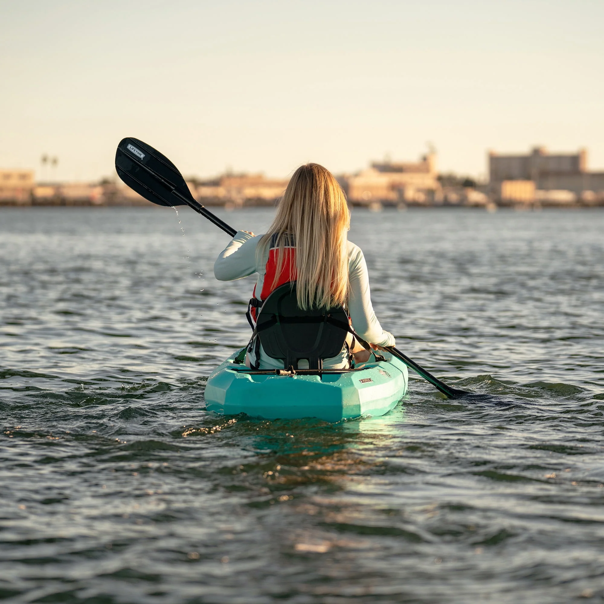 Lifetime Daylite 8 ft Sit-on-Top Kayak, Red (90775) - Womvr