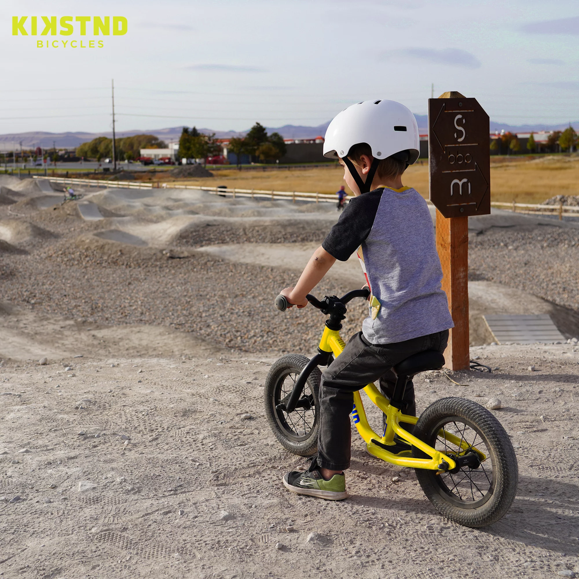 Kikstnd Balance Bike for Toddlers and Kids Age 2-5 Years Durable Training Push Bike Yellow - Womvr