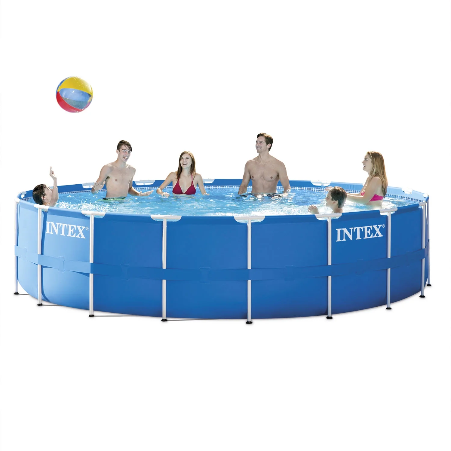 Intex 18Ft X 48In Metal Frame Pool Set - Womvr