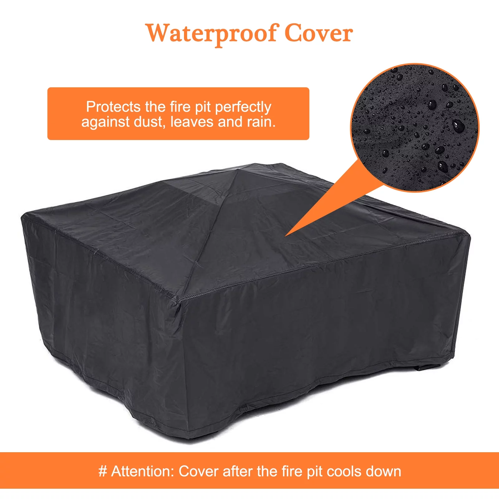 SinglyFire 32 inch Fire Pit for Outsied Wood Burning Fire Pit Table for Outdoor Square Metal Firepit for BBQ with Screen Lid Poker and Cover Backyard Patio Garden Outdoor Fire Pit Ice Pit - Womvr