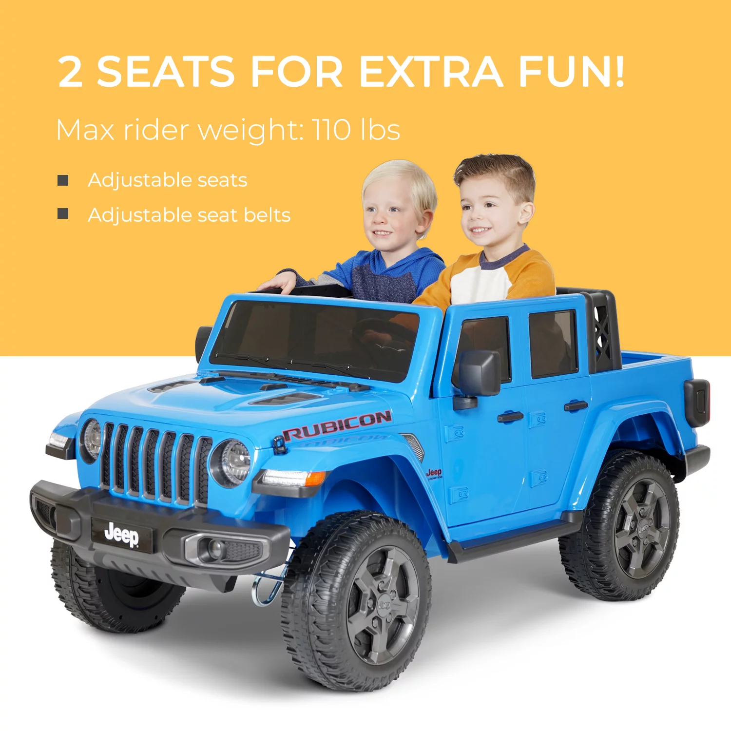 12V Jeep Gladiator Battery Powered Ride-on by Hyper Toys, Grey, for a Child Ages 3-8 - Womvr