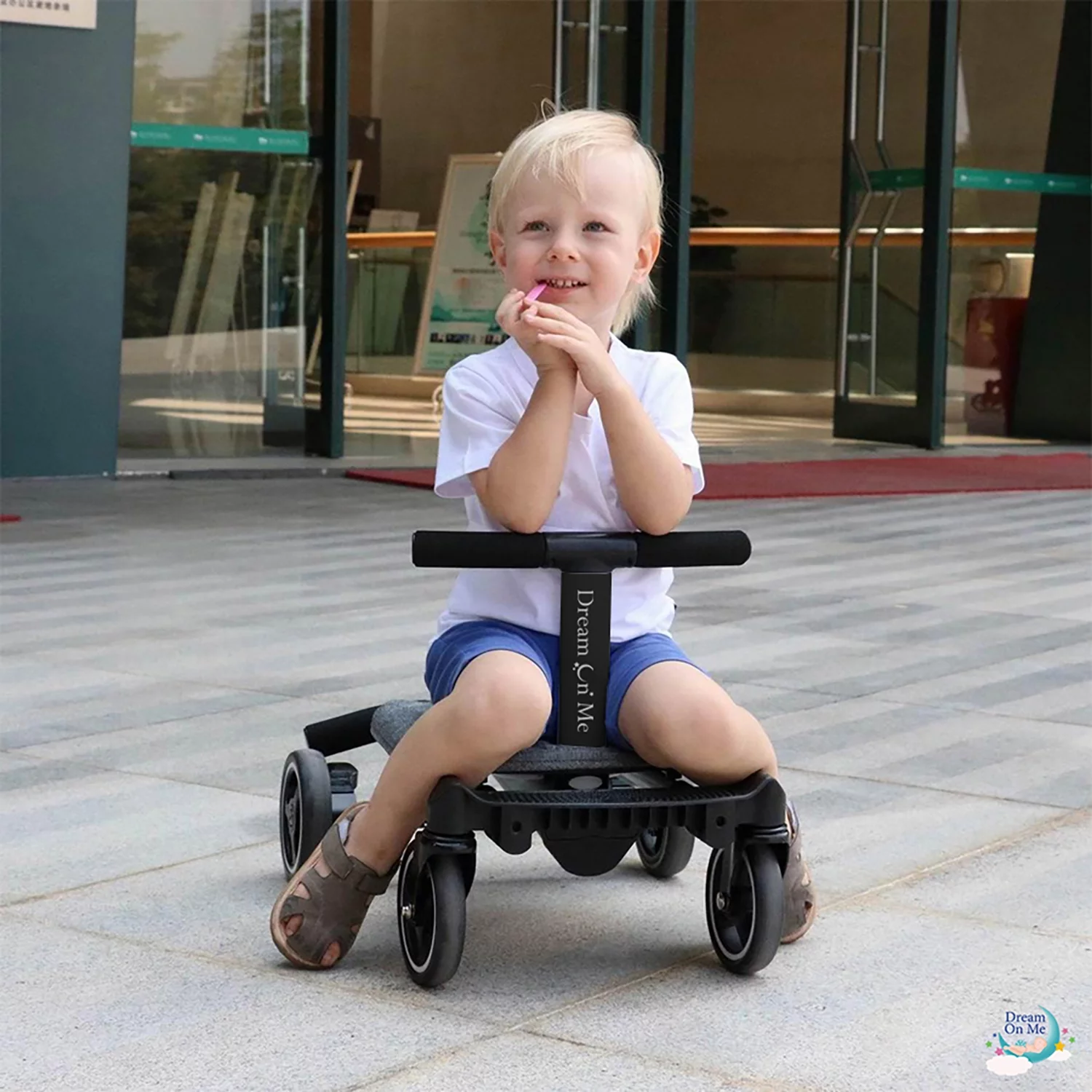 Dream On Me Coast Rider | Travel Stroller | Lightweight Stroller | Compact | Portable | Vacation Friendly Stroller, Black - Womvr