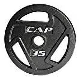 CAP Barbell, 2.5lb Olympic Grip Plate, Black - Womvr