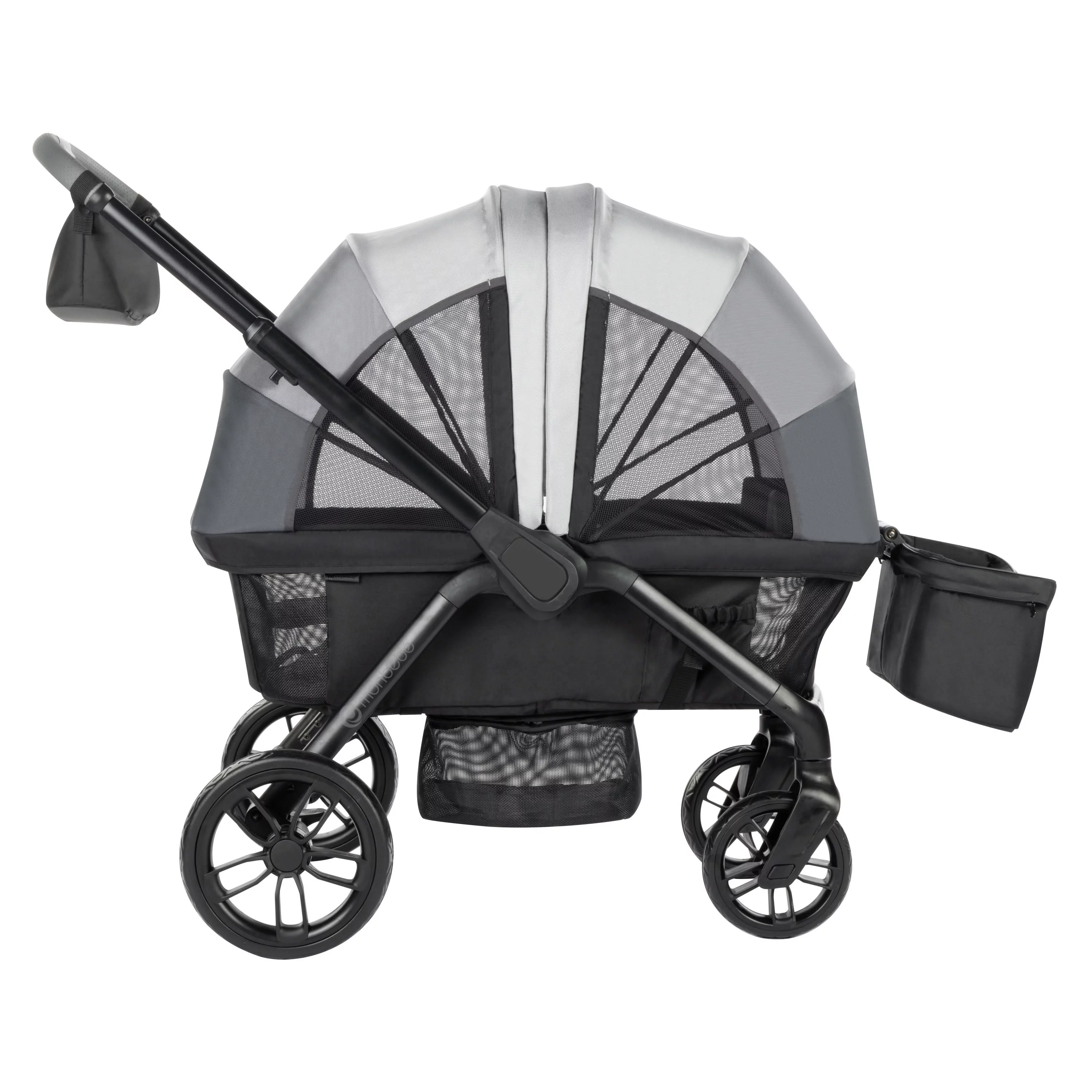 Monbebe Everyday Outings Wagon Stroller, Cobblestone Grey - Womvr