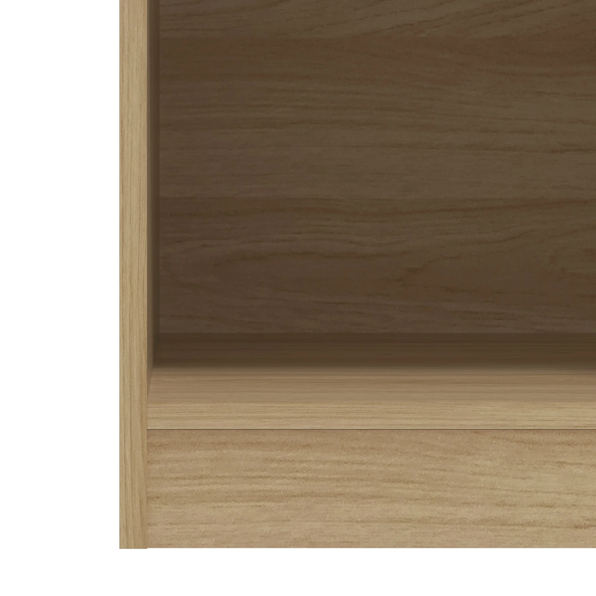 Mainstays Ardent Open Shelf Nightstand, White - Womvr