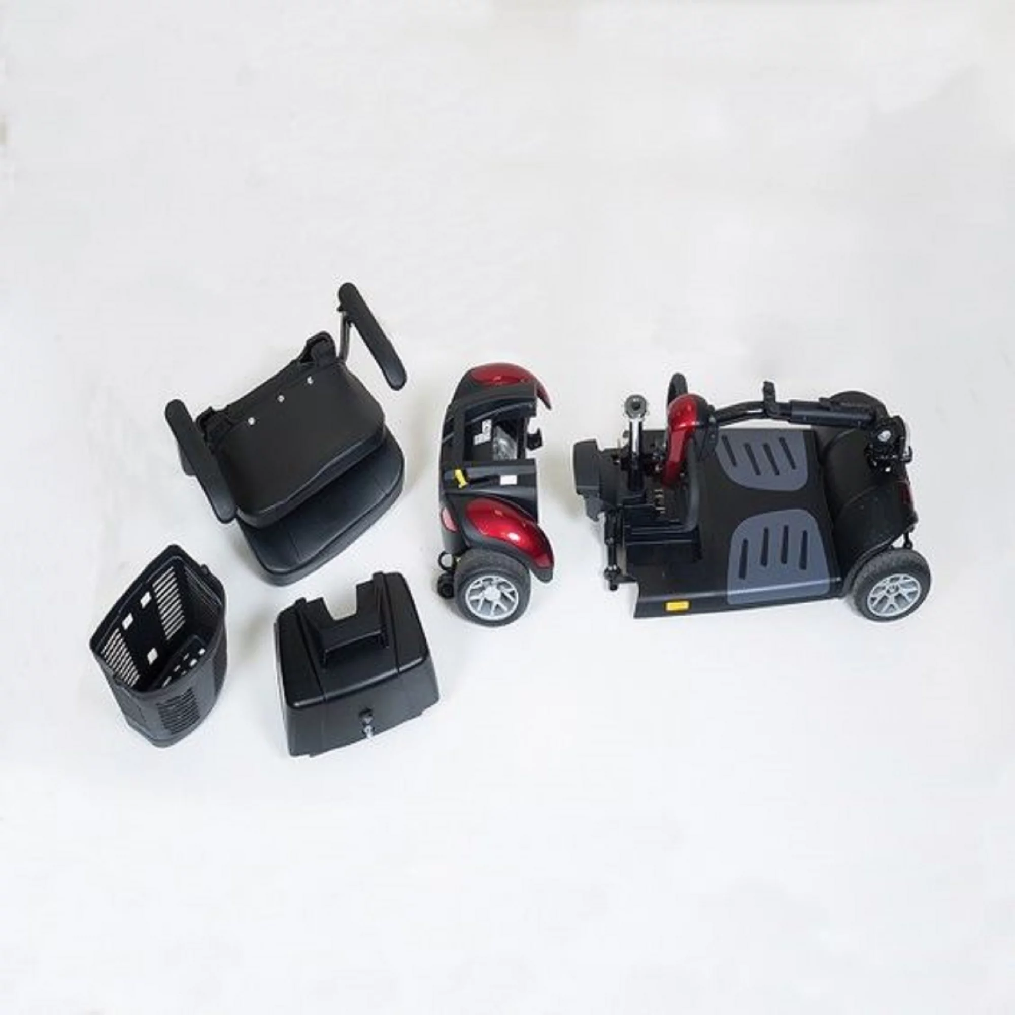 Golden Technologies - Buzzaround XL - Travel Scooter - 4-wheel - Red - Womvr