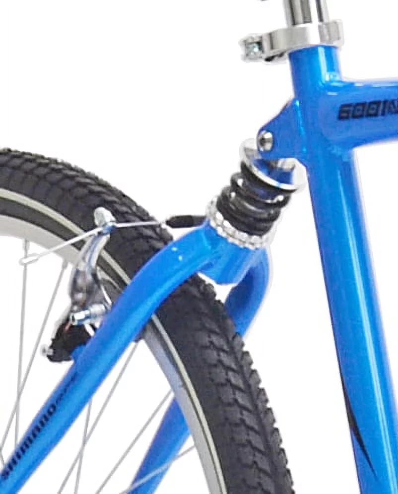 Kent Bicycle 26 In. Avalon Comfort Men's Bike with Full Suspension, Black - Womvr