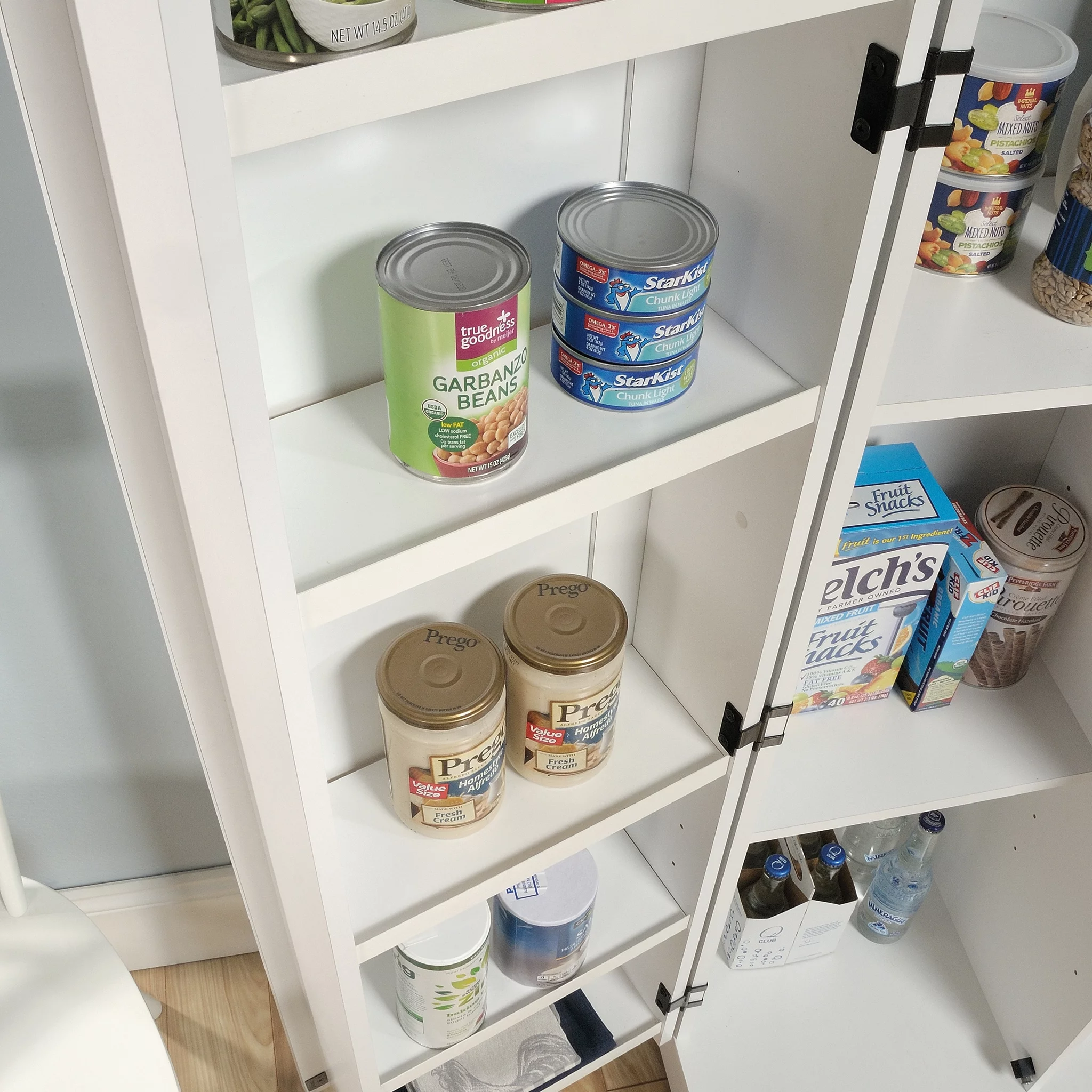 Sauder HomePlus Storage Cabinet, Soft White Finish - Womvr