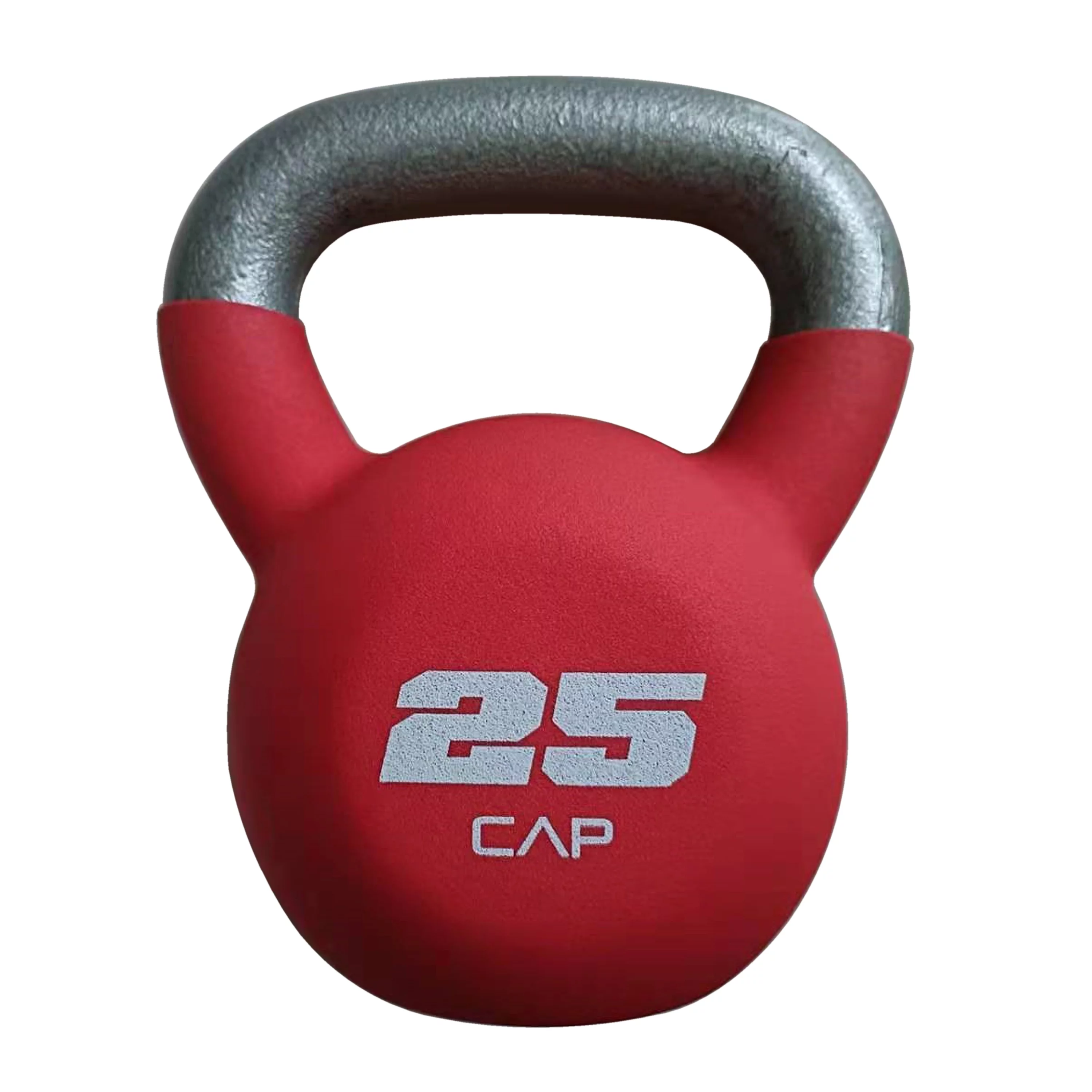CAP, 10lb Neoprene Coated Kettlebell, Orange - Womvr