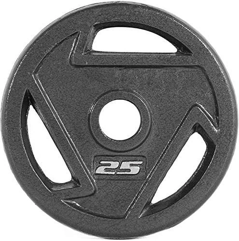 CAP Barbell, 2.5lb Olympic Grip Plate, Black - Womvr