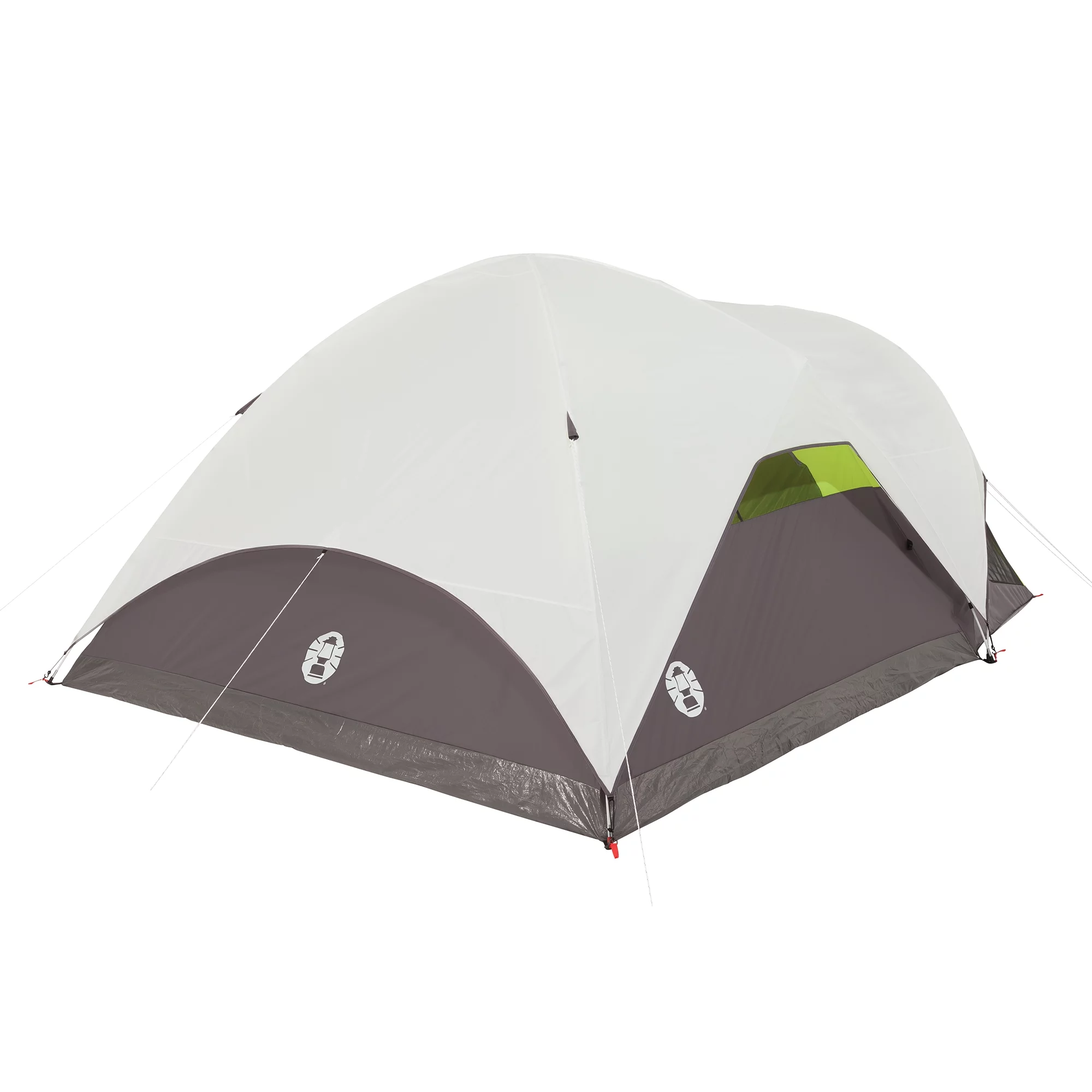 Coleman? 6-Person Steel Creek? Fast Pitch? Dome Camping Tent with Screen Room, Green - Womvr
