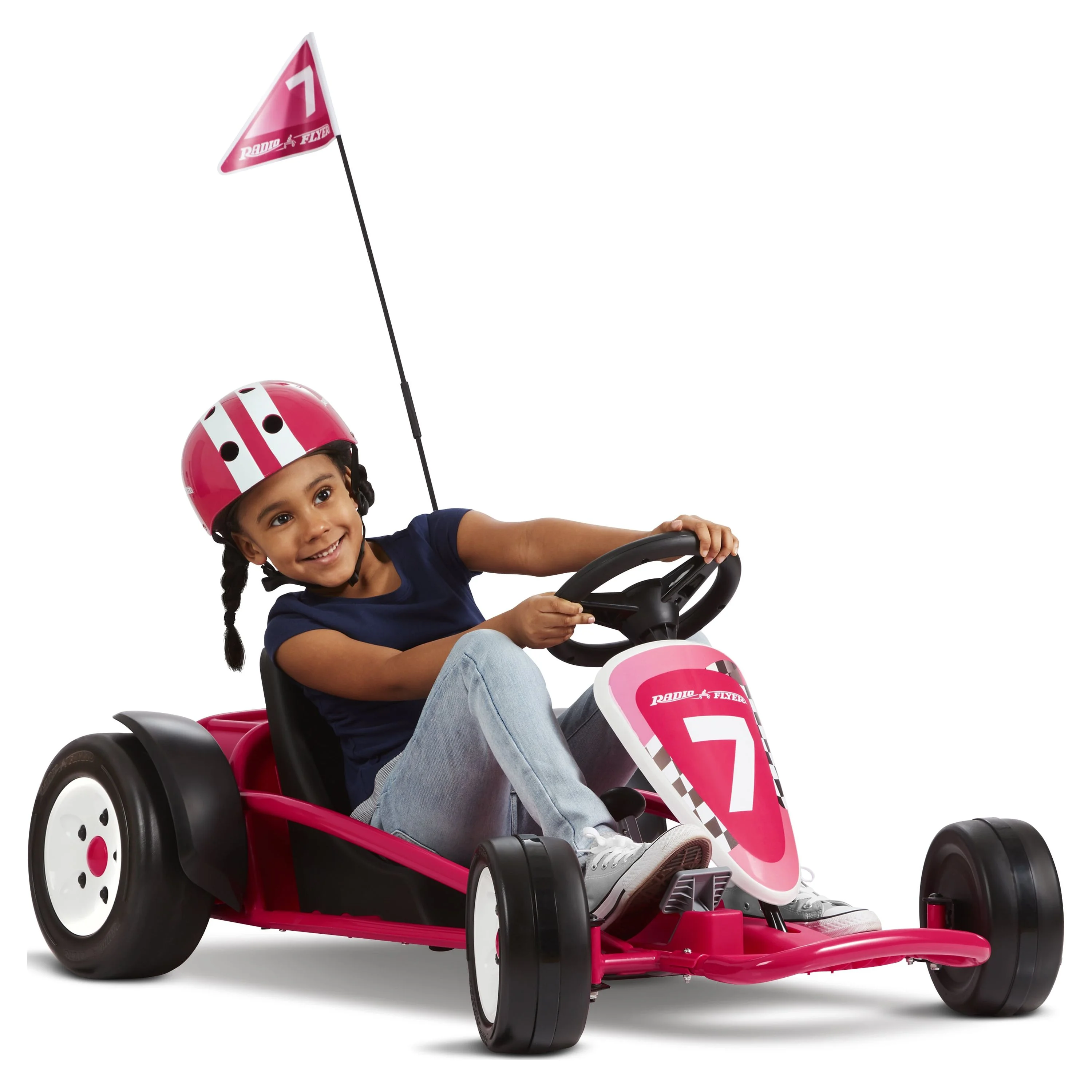 Radio Flyer Ultimate Go-Kart, 24 Volt Battery Outdoor Ride-on Toy, for Kids Ages 3-8 Years - Womvr