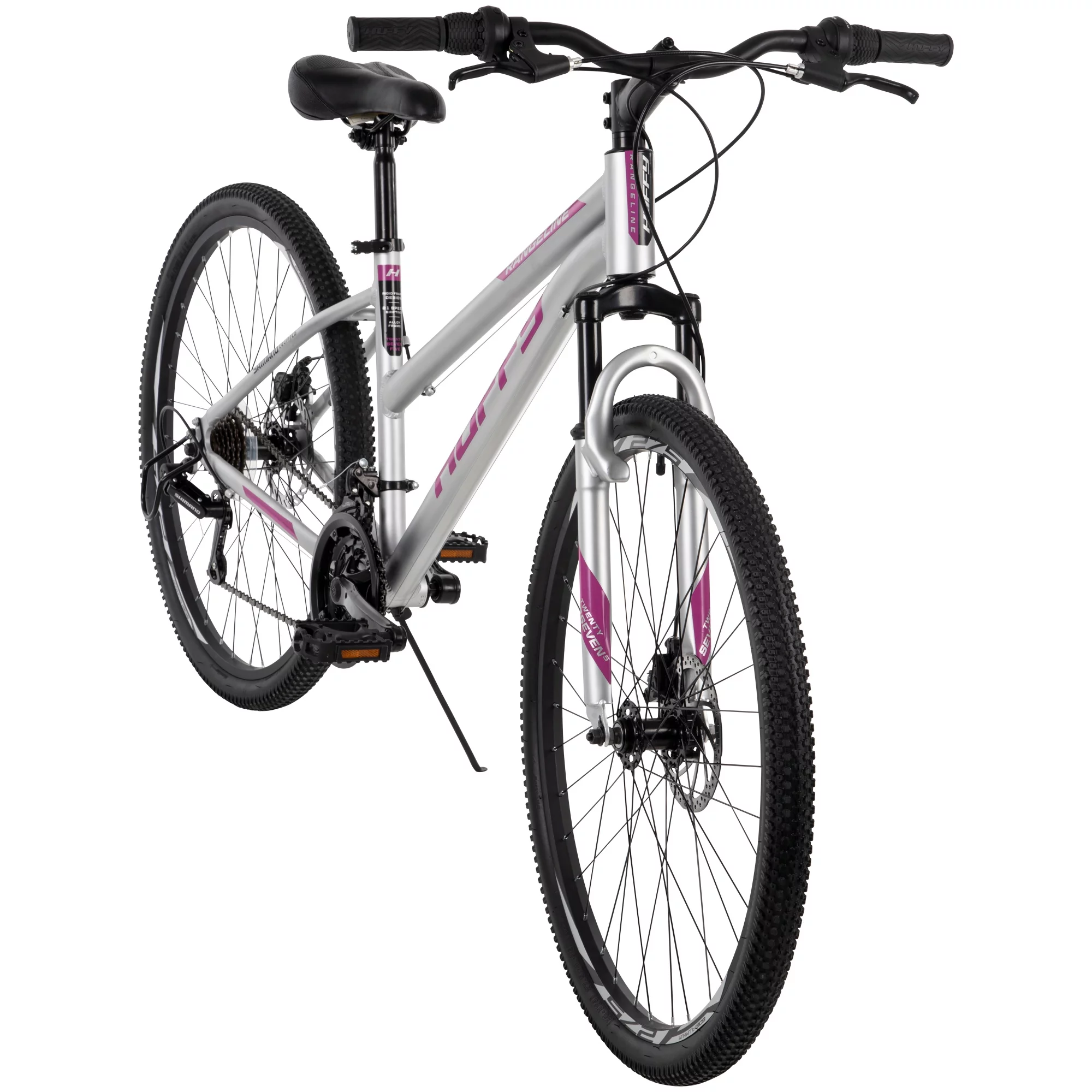 Huffy Rangeline Women's Mountain Bikes, 27.5 inch, Silver - Womvr