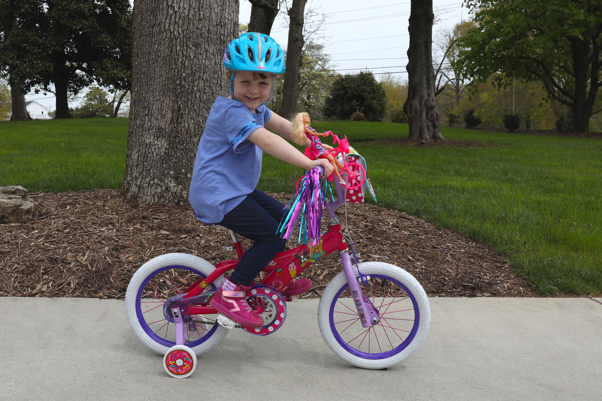 Dynacraft Barbie 16-Inch Girls BMX Bike For Age 5-7 Years - Womvr