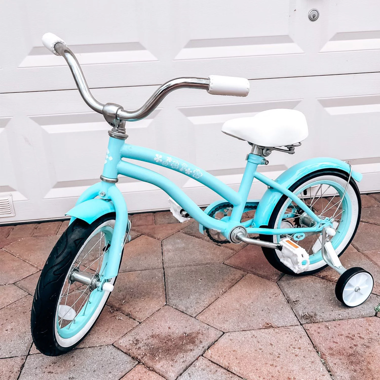 Glerc 16 inch Kids Cruiser Girls Bike for Child 4-7 Years,Mint Green - Womvr