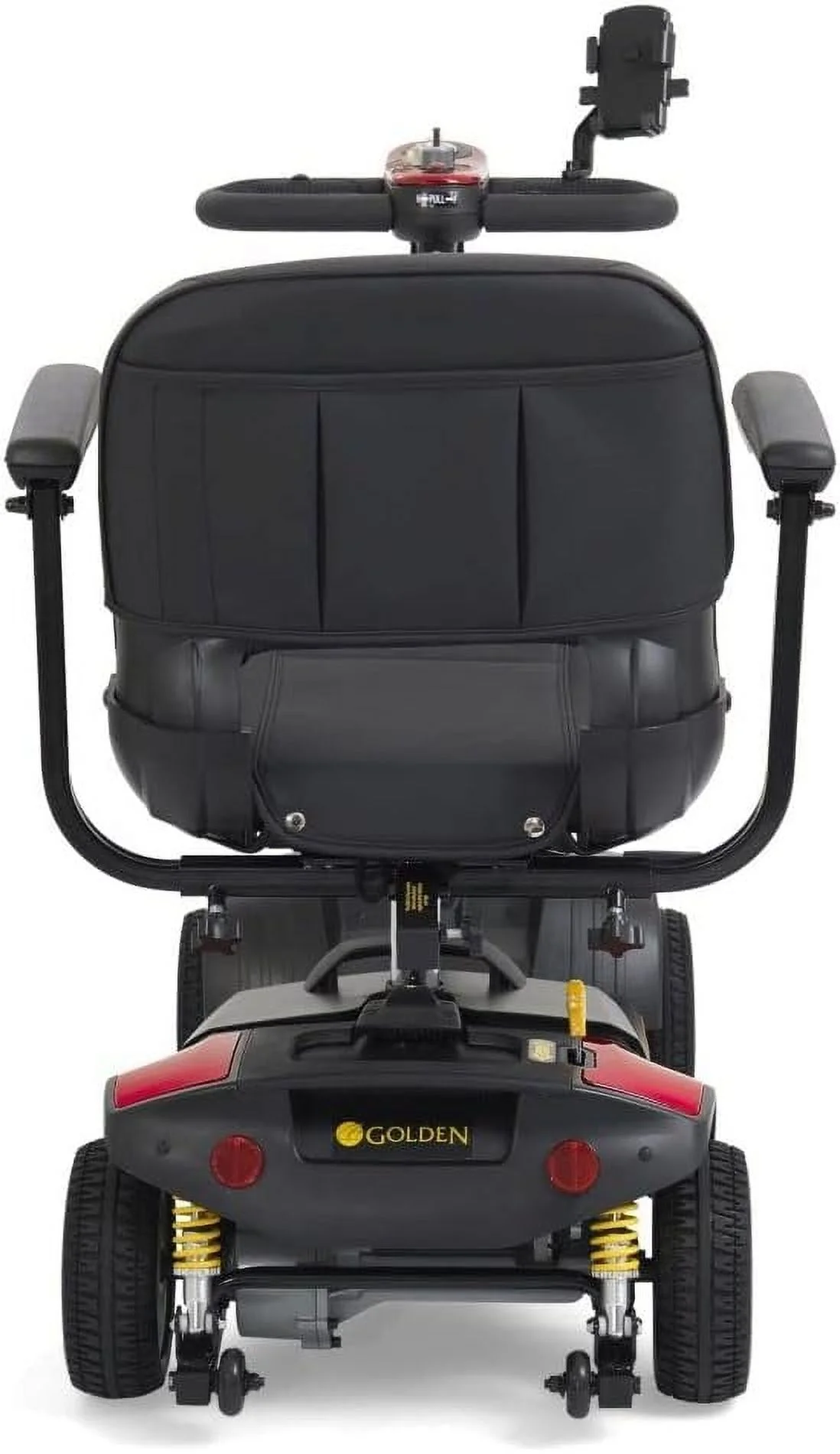 Golden Technologies Buzzaround XL 4-Wheel Compact Dissasembling Mobility Scooter - GB124A-STD Red - Womvr