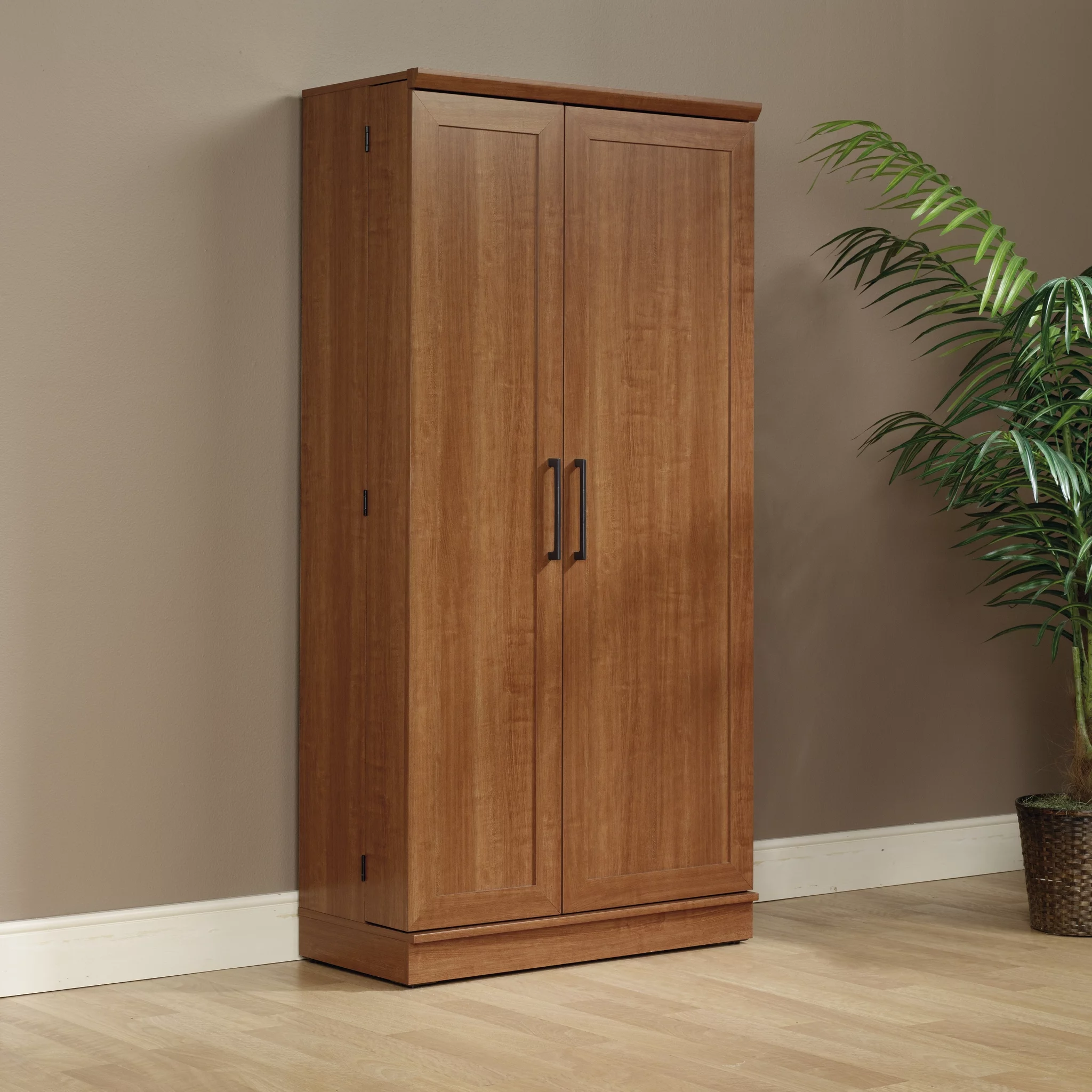 Sauder HomePlus Storage Cabinet, Soft White Finish - Womvr