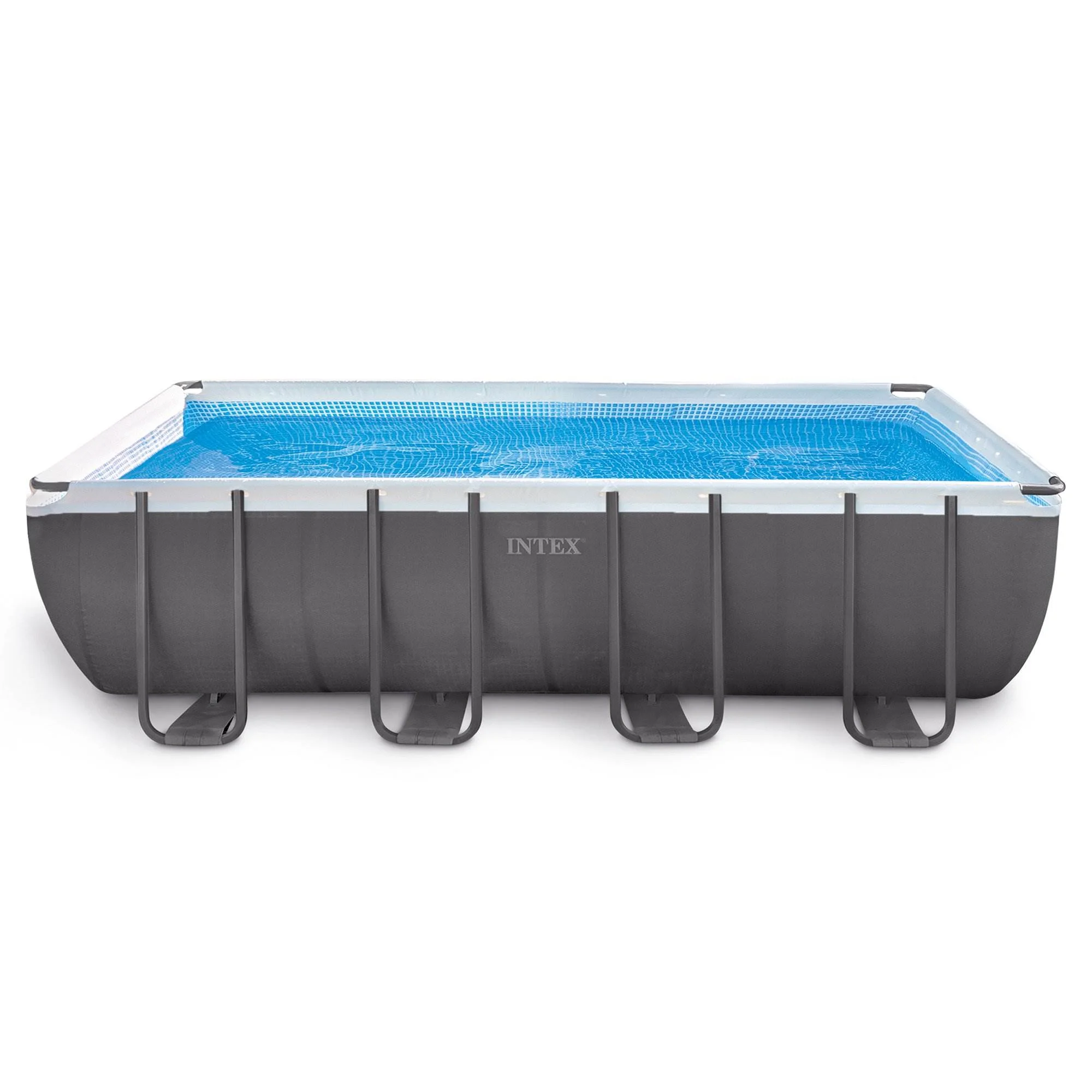 Intex 18ft x 9ft x 52in Ultra Frame Rectangular Above Ground Pool with Pump - Womvr