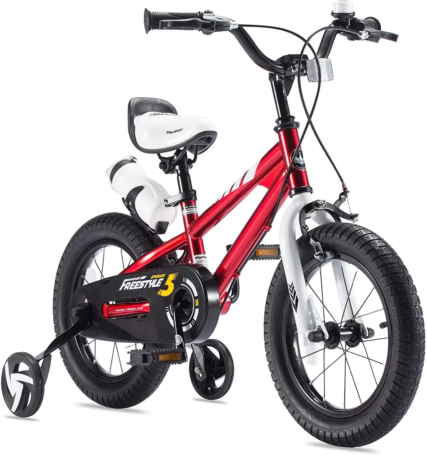 Royalbaby BMX Freestyle 12 inch Kid's Bike Blue with Two Hand Brakes - Womvr