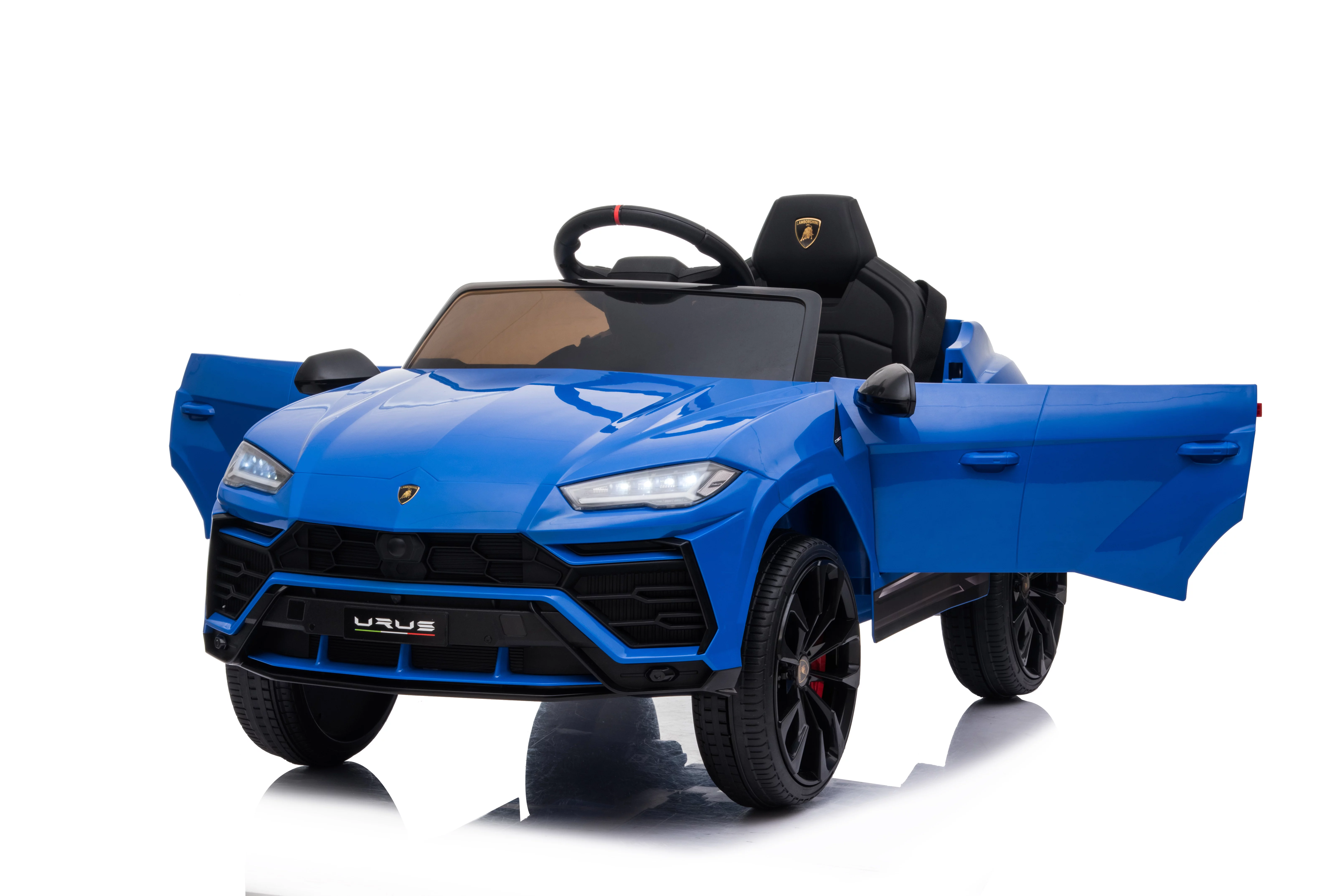 Seizeen 12V Kids Ride On Cars Battery Powered, Lamborghini Ride on Toy w/ Remote Control, 3 Speeds, Music Player, Ride On Cars for Kids As Best Gift for Girls Boys, Pink - Womvr