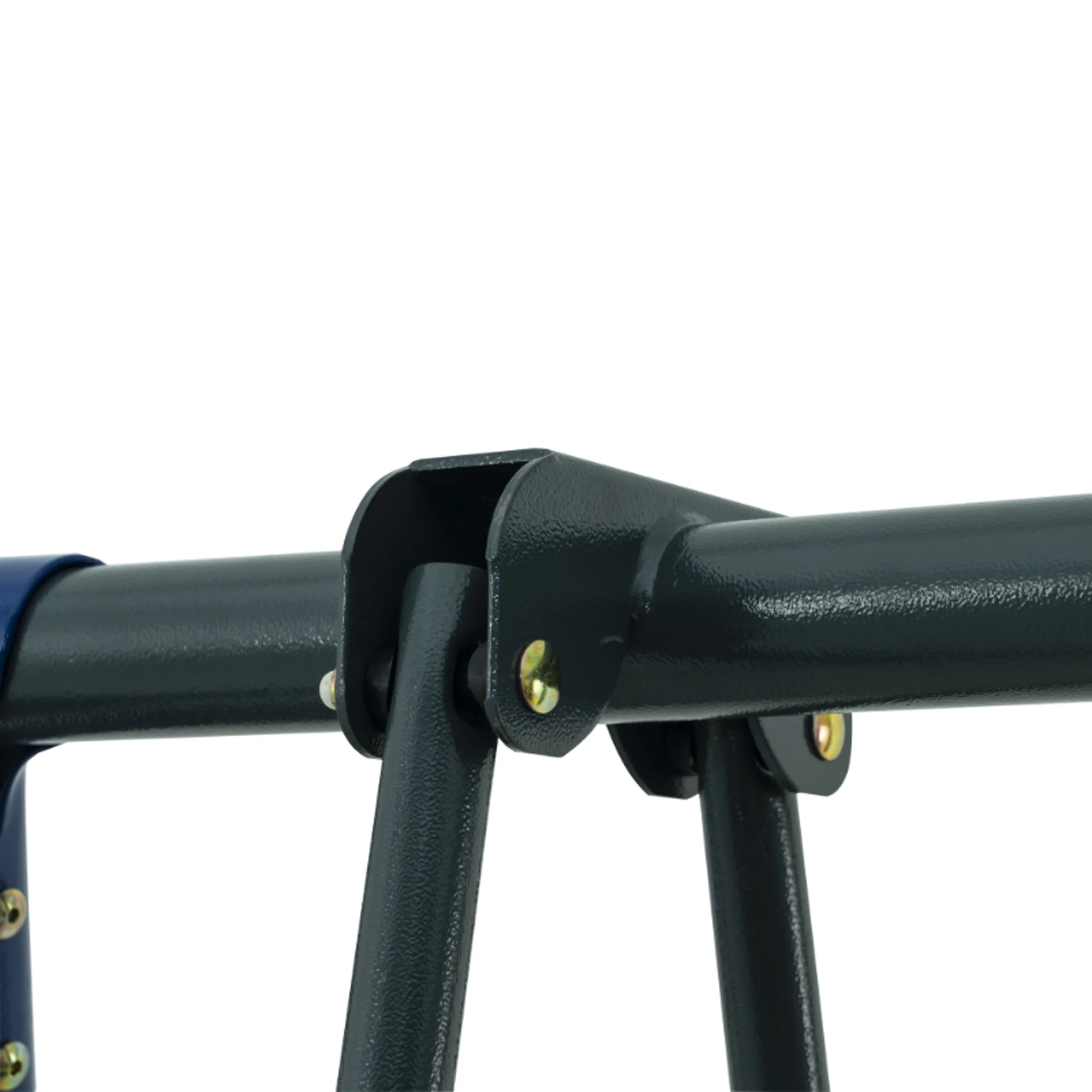 5 in 1 Metal Swing Set for Outside, Kids Backyard Swing Set with Swing Chair, Slide, Glider, Ground Nail, Outdoor Backyard Playground Swing Sets for 3-8 Year, Max Weight 700 lbs - Womvr