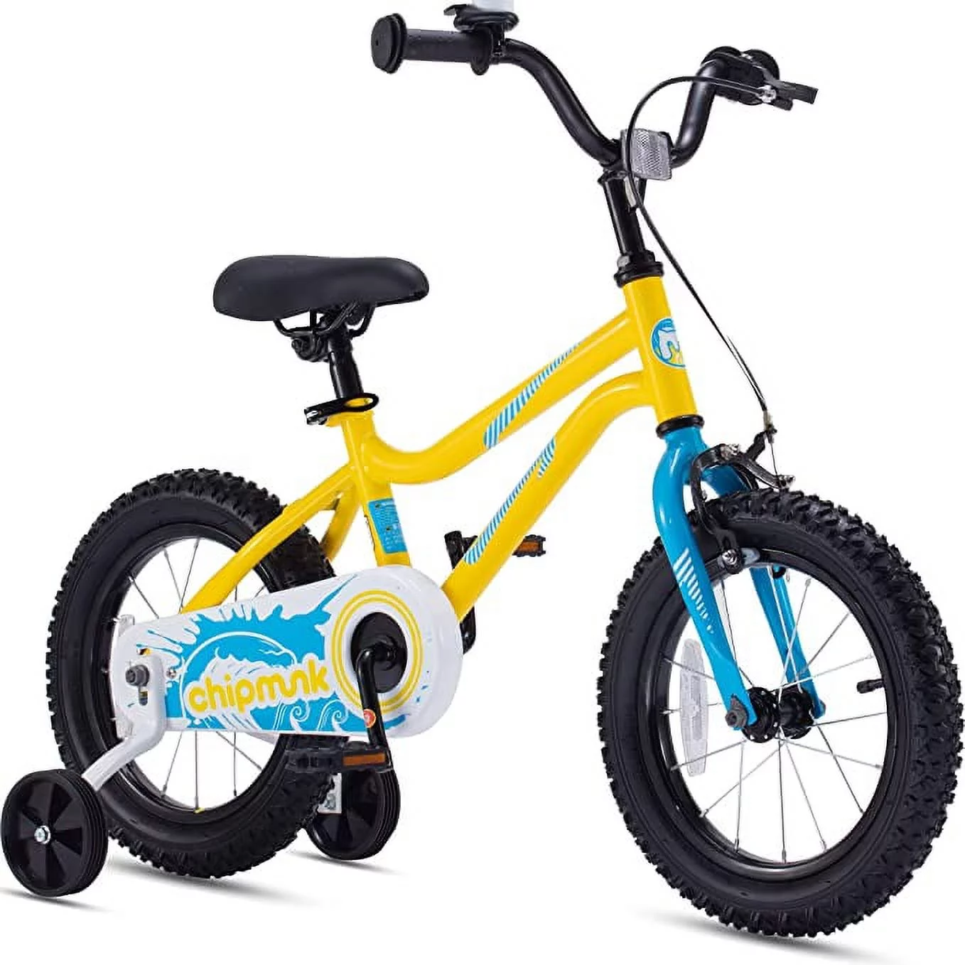 RoyalBaby Chipmunk Kids Bike Boys Girls 16 Inch Bicycle with Training Wheels and Kickstand Red - Womvr