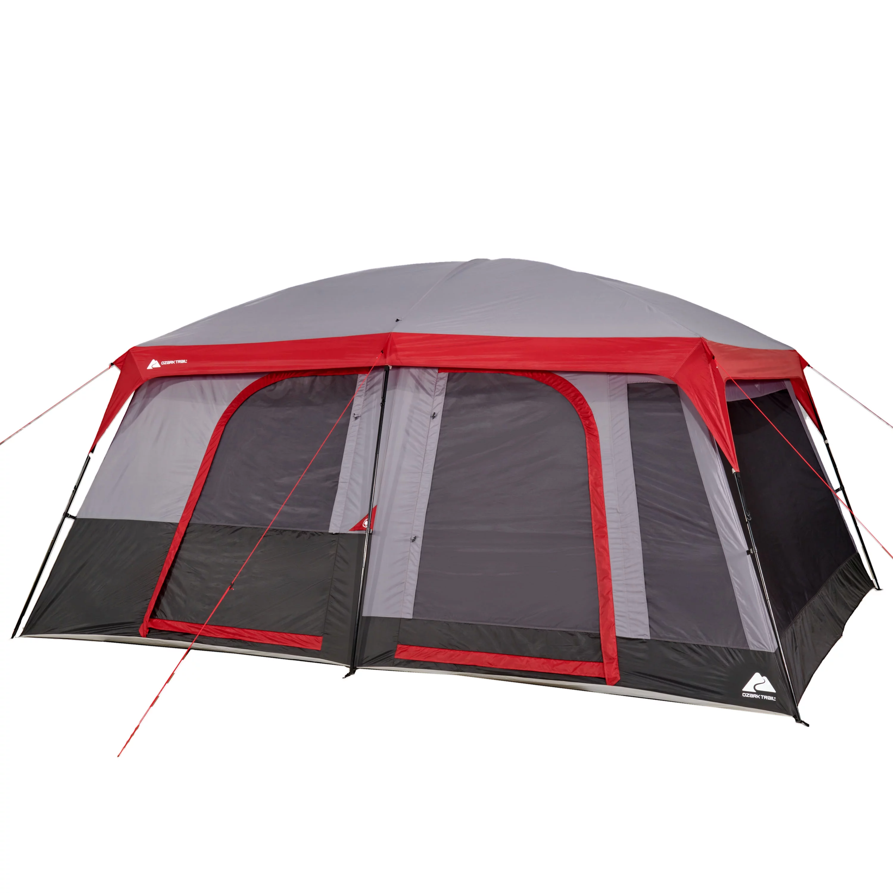Ozark Trail 12-Person Cabin Tent, with Convertible Screen Room - Womvr