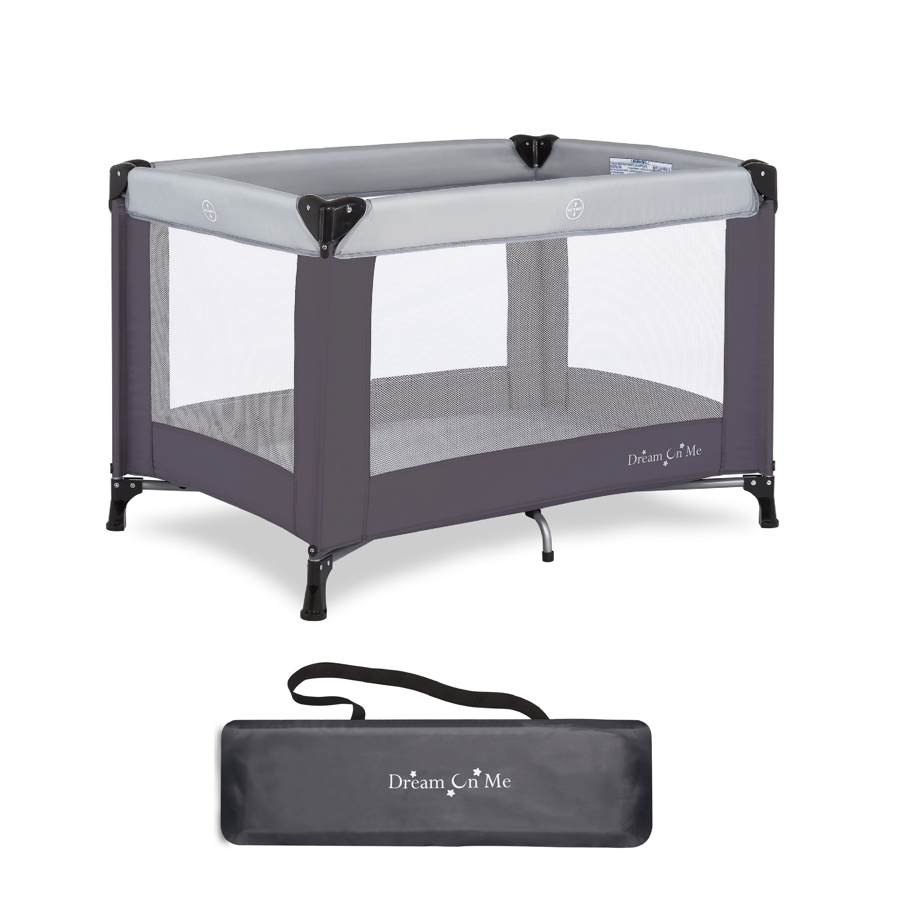 Dream On Me Nest Portable Play Yard with Carry Bag and Shoulder Strap, Pink - Womvr