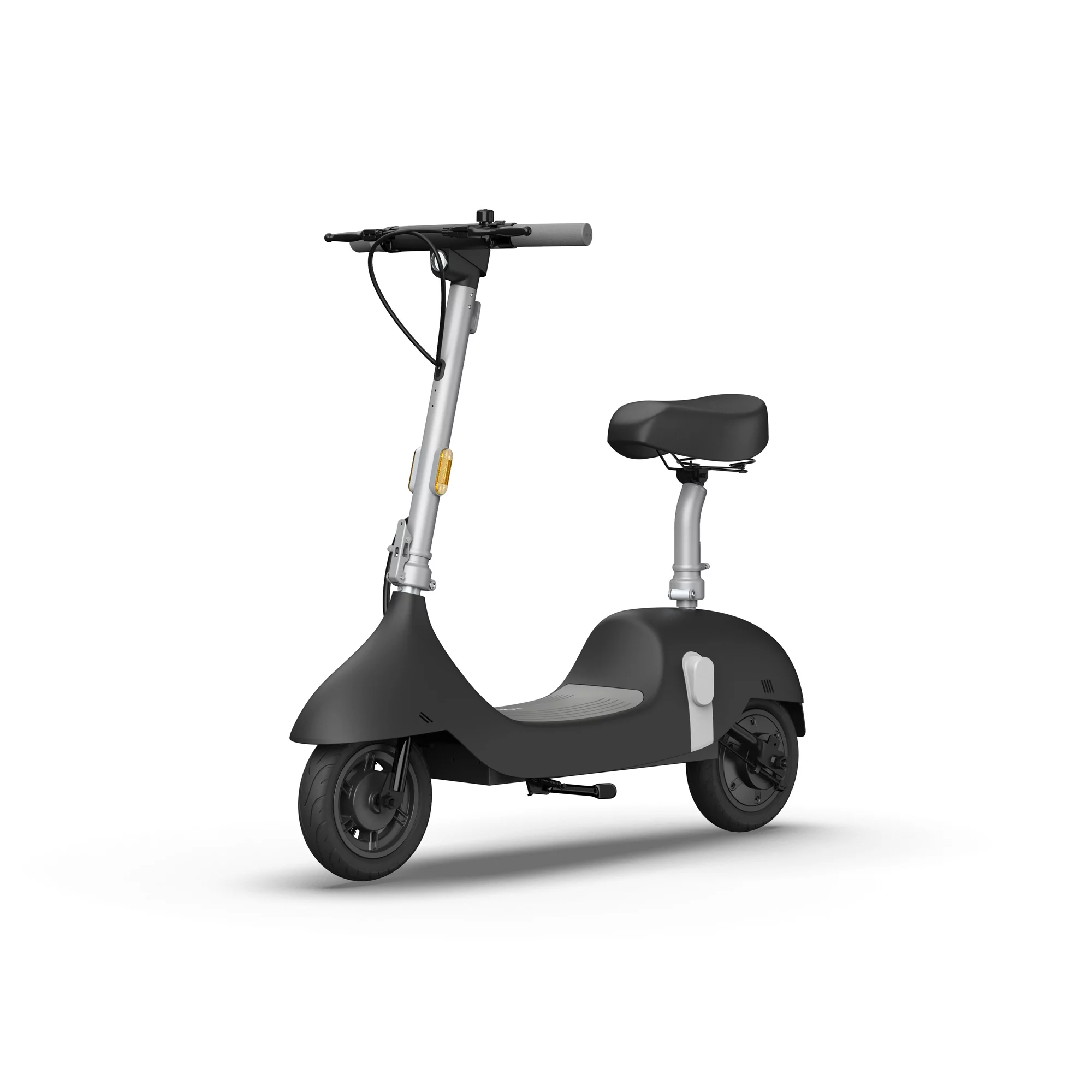 OKAI Ceetle Pro Electric Scooter with Foldable Seat w/35 Miles Operating Range & 15.5mph Max Speed - White - Womvr