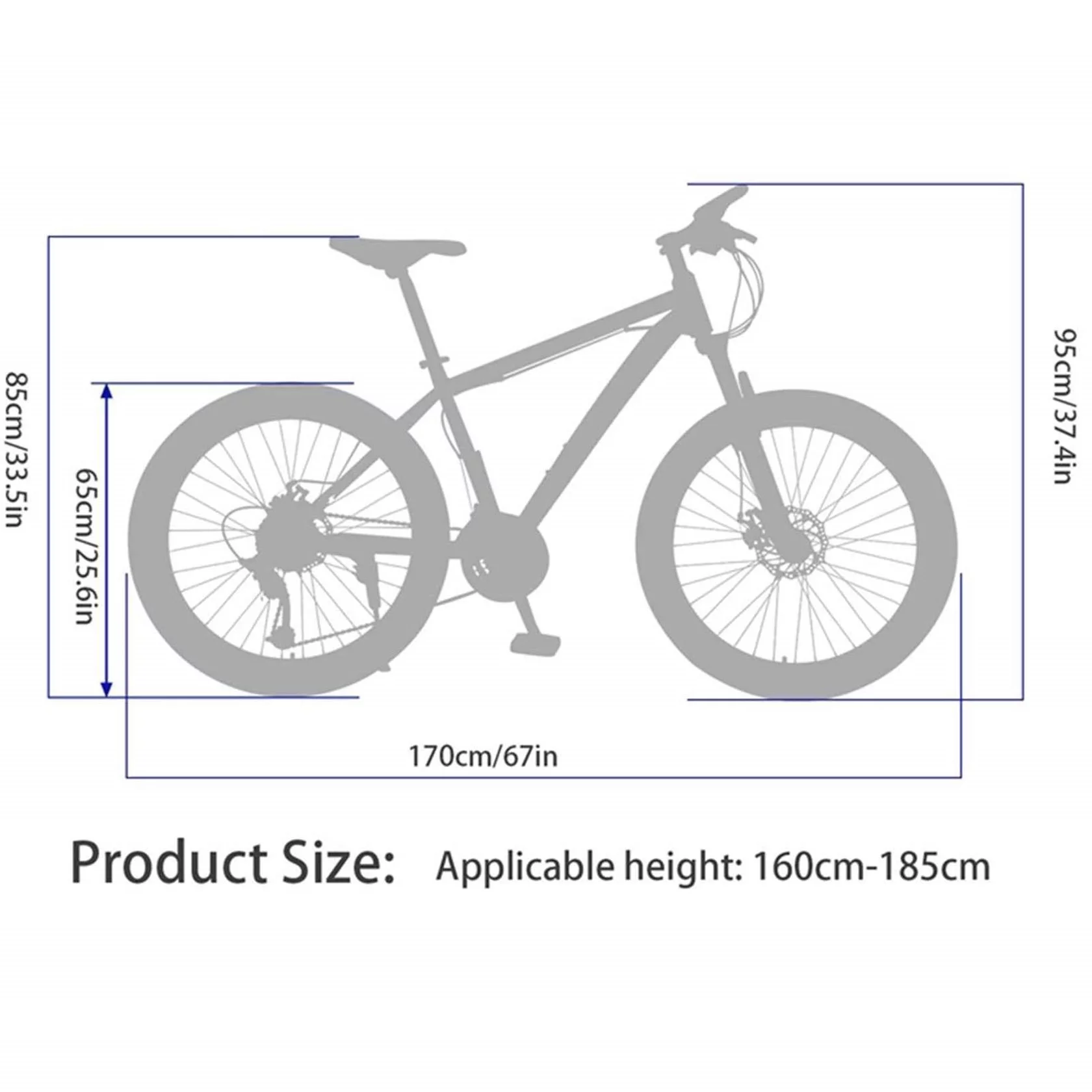 Dinling Mountain Bike, 21-Speed, 26-inch Bicycles, MTB Mens and Womens Yellow - Womvr