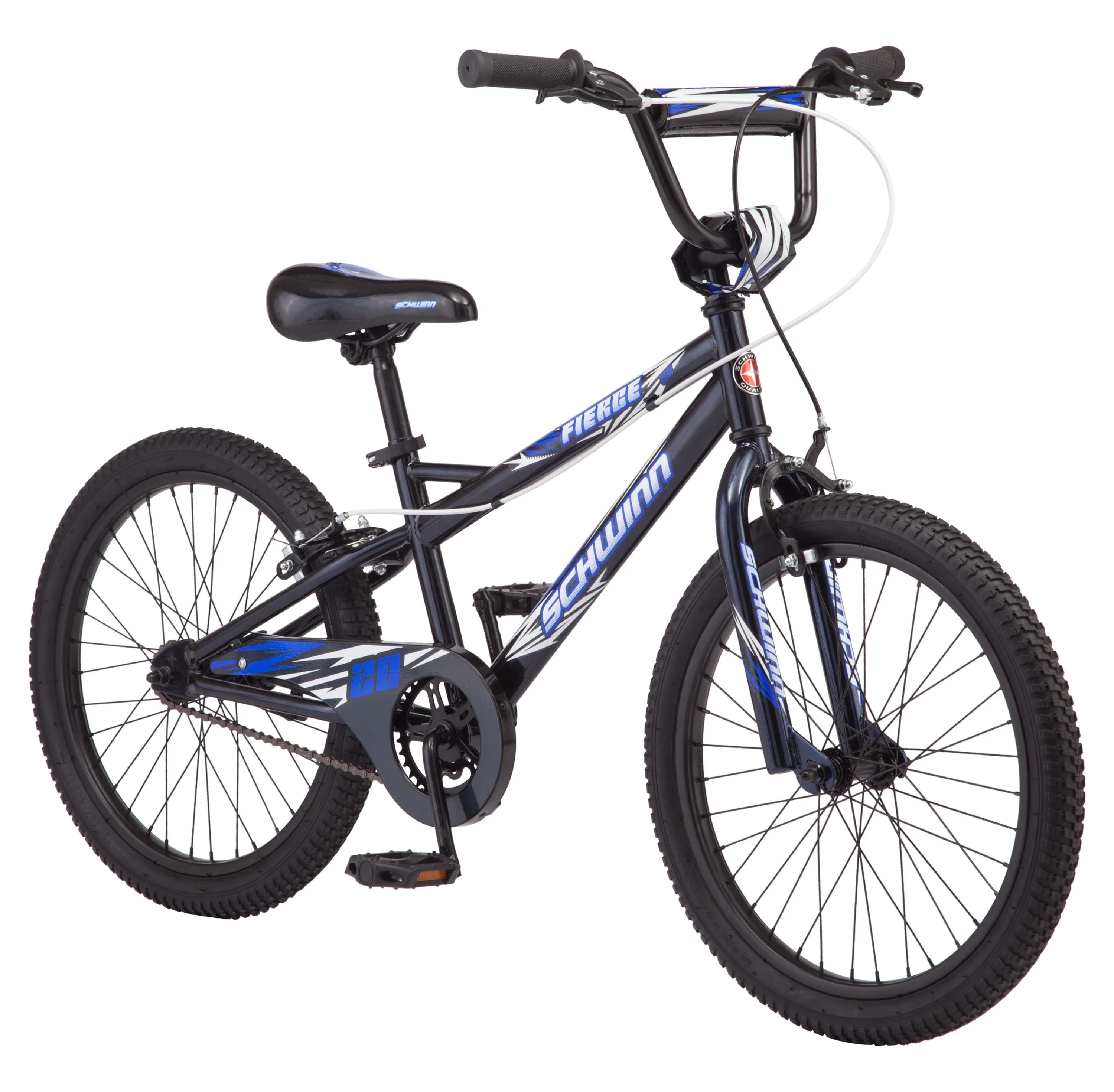 Schwinn Fierce Kids Bicycle, 20 in. Wheels, Boys, Ages 6 +, Blue - Womvr