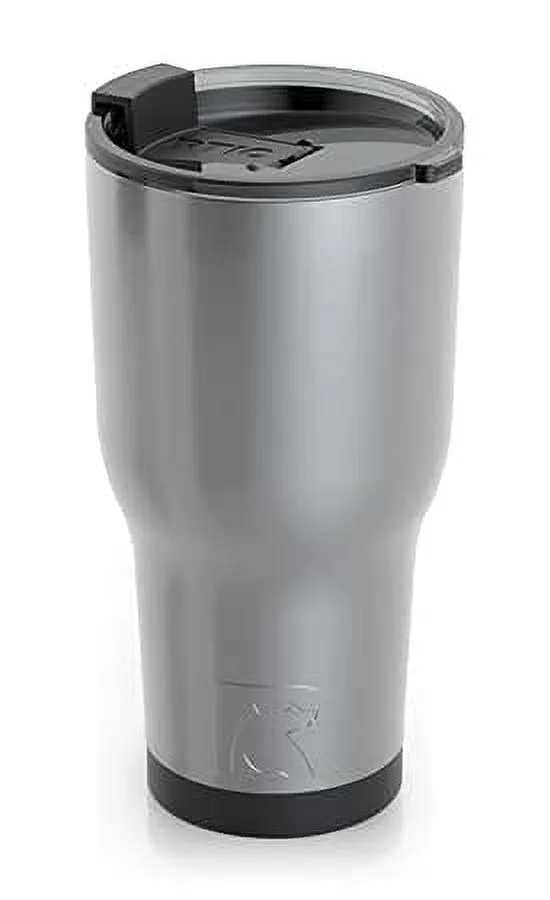 RTIC 30 OZ Insulated Tumbler Stainless Steel Coffee Travel Mug with Lid, Spill Proof, Hot Beverage and Cold, Portable Thermal Cup for Car, Camping, Deep Harbor - Womvr