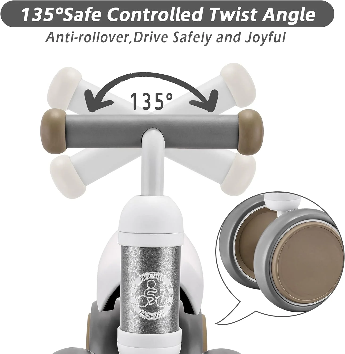 Bobike Baby Balance Bike Toys for 1 Year Old 10-24 Months Toddler Walker Bicycle Pink - Womvr