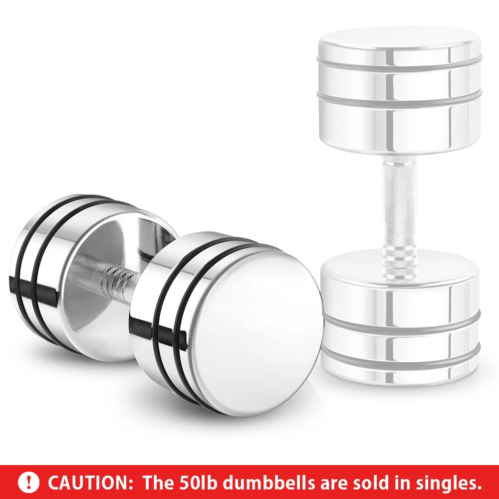 Northdeer Adjustable Dumbbells Pair Steel Weight Set 5lb 10lb 15lb 20lb 30lb 50lb Weights for Lifting Gym Fitness with Foam Handle, Silver - Womvr