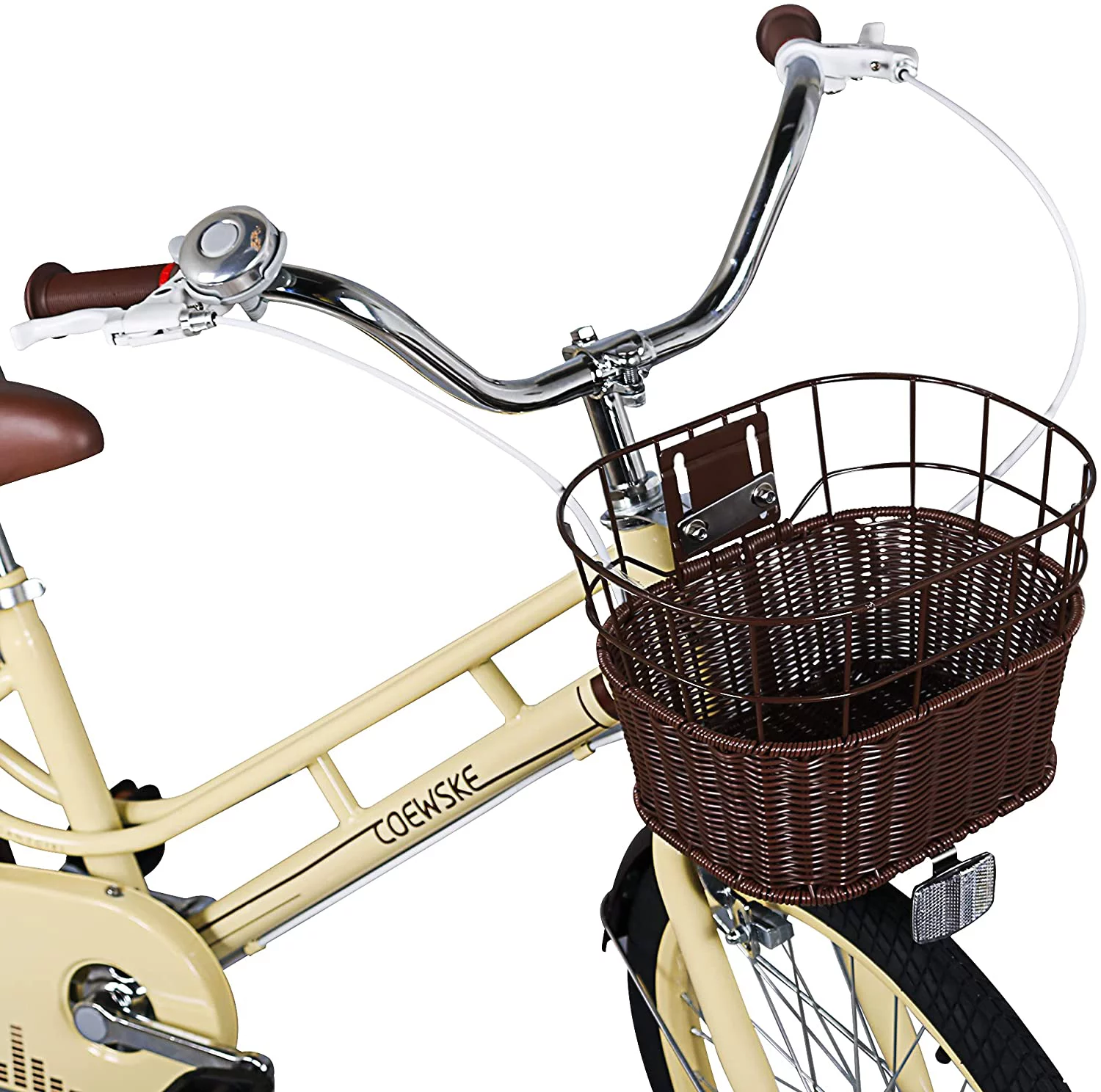 Coewske Kids Bike 20 inch Boys Girls Bicycle with Hand Brake and Kickstand, Pink - Womvr