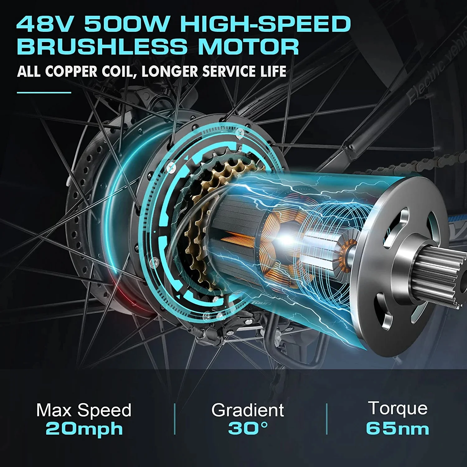 Vivi Electric Bike for Adults 26