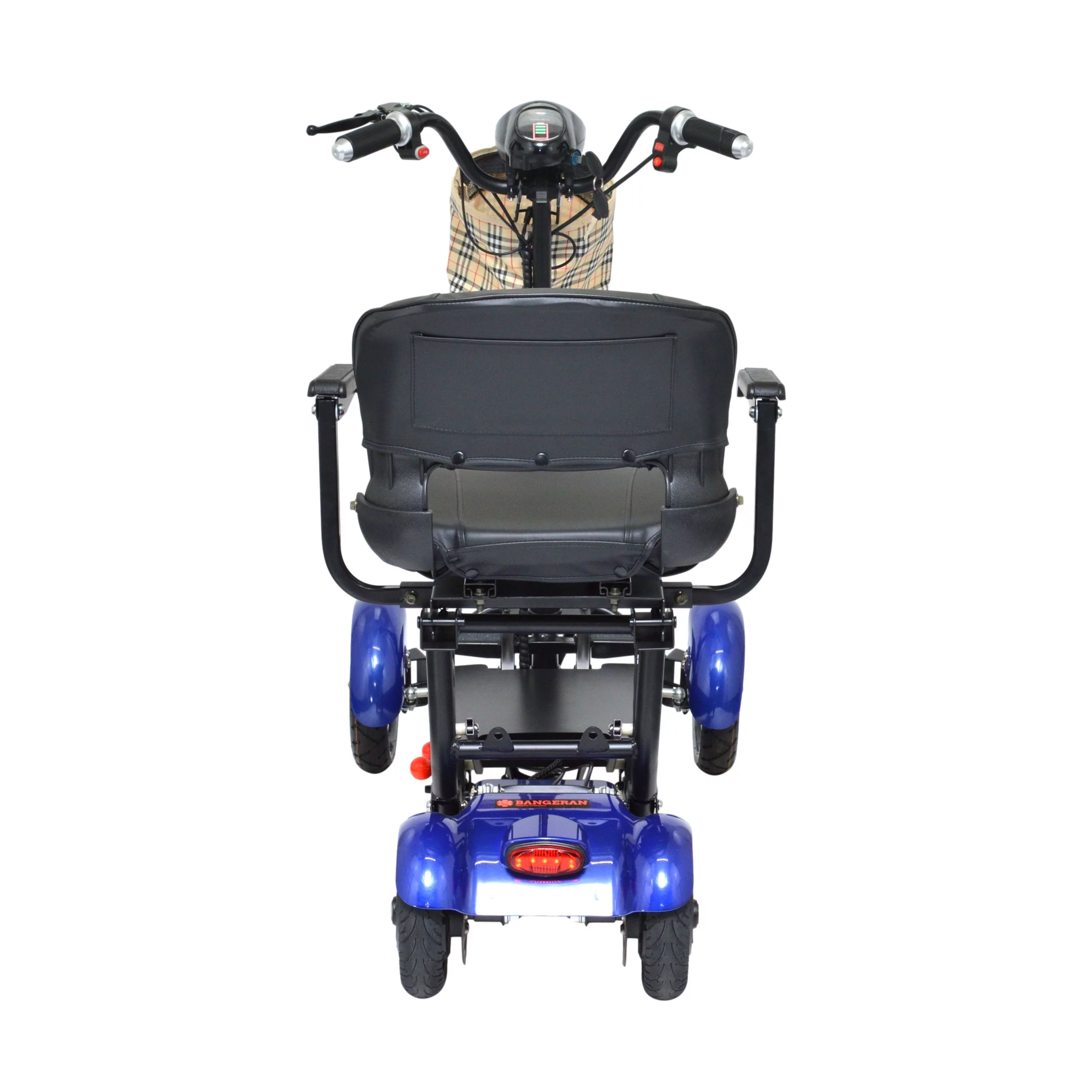 Bangeran Electric Medical Scooter, Powerful Li-on Battery Large Seat, Up to 12 Miles - Silver - Womvr