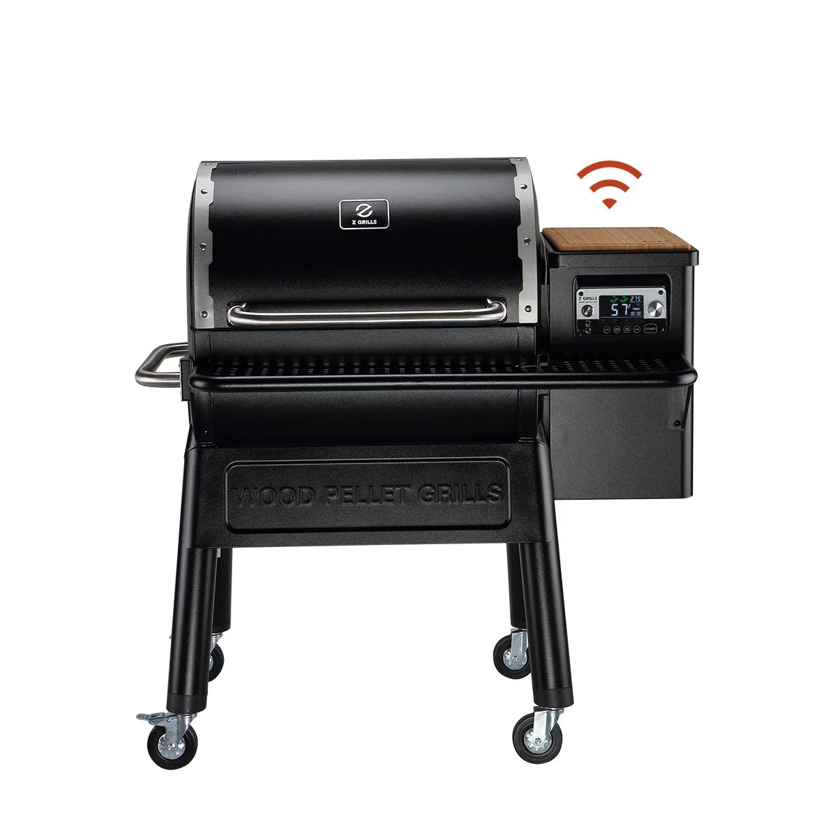 Z GRILLS 2024 Upgrade Pellet Grill & Smoker Wood Pellet Grill, 8 in 1 BBQ Smoker with Foldable Front Shelf, Rain Cover, 1056 sq.in Cooking Area - Womvr