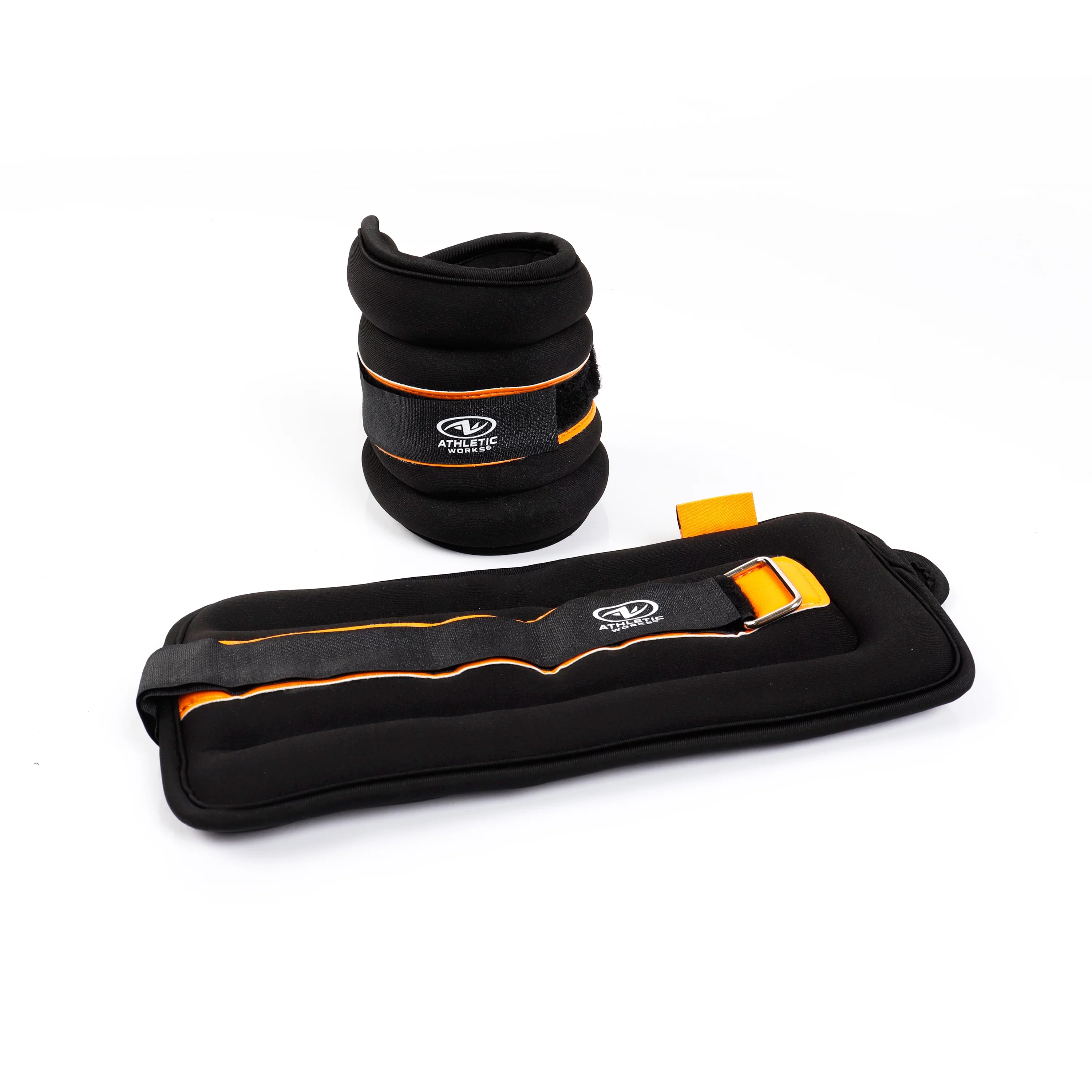 Athletic Works 5lb Pair Ankle & Wrist Weights (2pcs, Each One is 2.5LBS), Adjustable Strap - Womvr