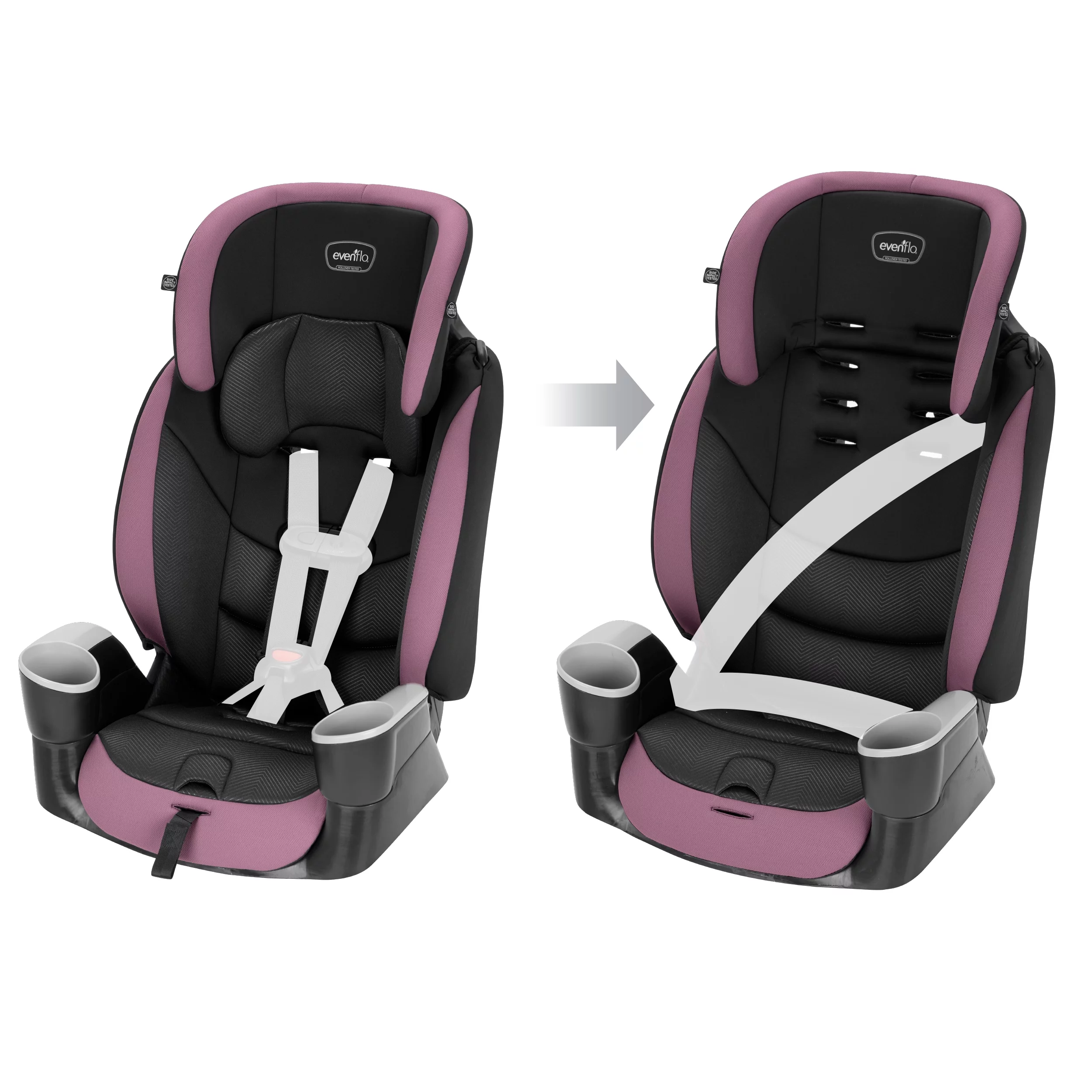 Maestro Sport Harness Booster Car Seat (Granite Gray) - Womvr