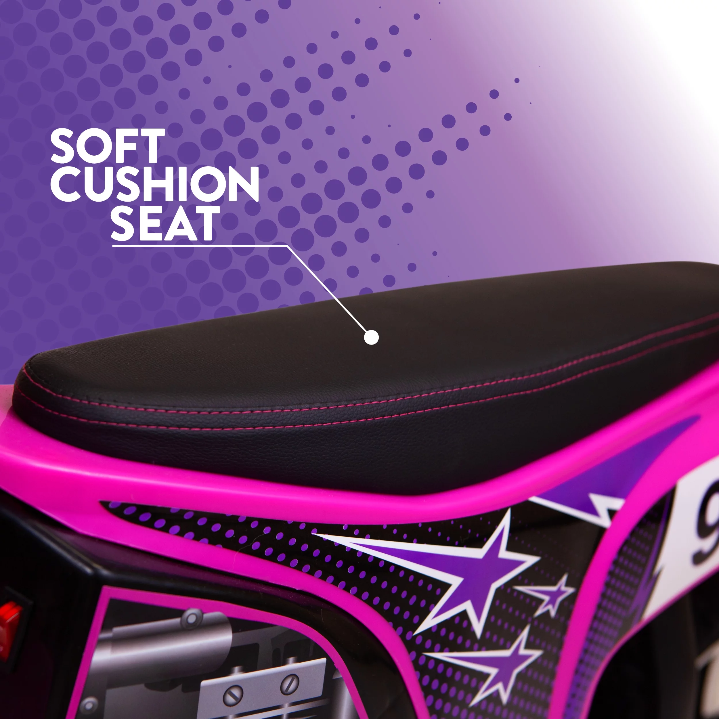 M8TRIX Blue 24V Electric Dirt Bike, Ride on Toy Motorcycle for Kids and Teens - Womvr