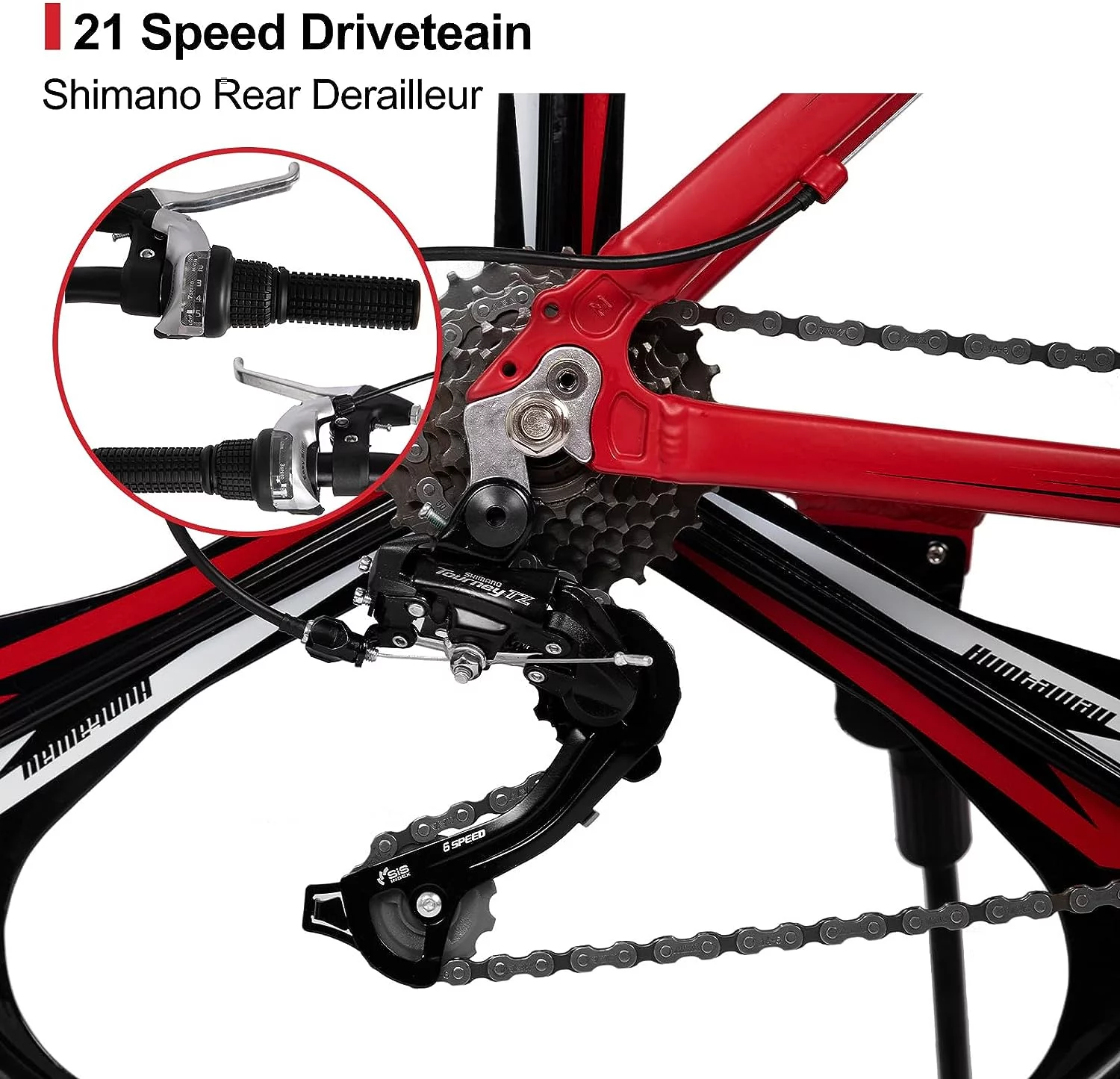 Hiland Humtway 26 inch Mountain Bike for Mens and Womens. - Womvr