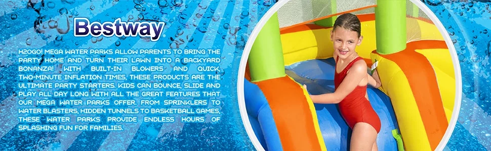 H2OGO! Cascade Cove Kids Inflatable Water Park 16' 3